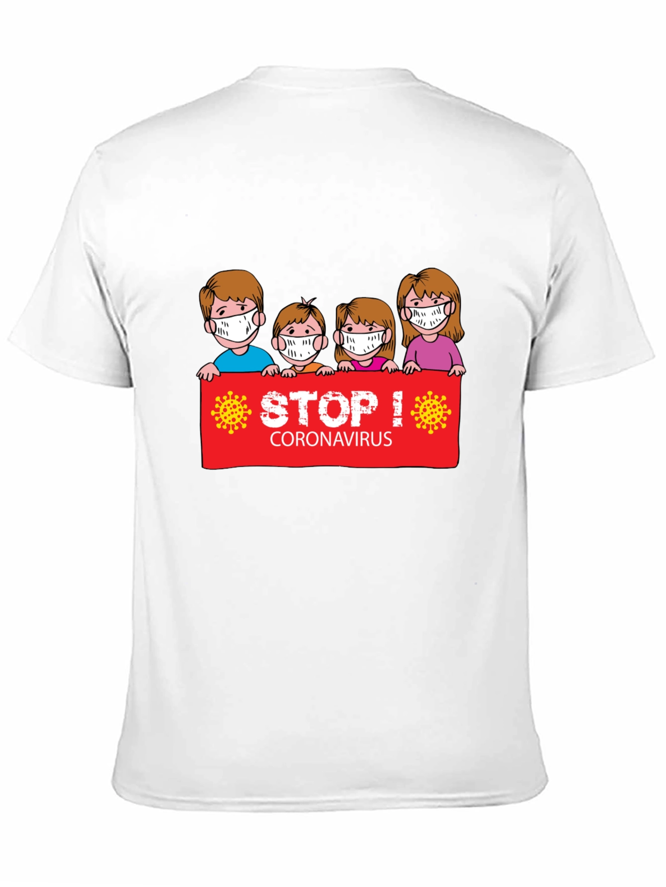 Stop Coronavirus Graphic T-Shirt