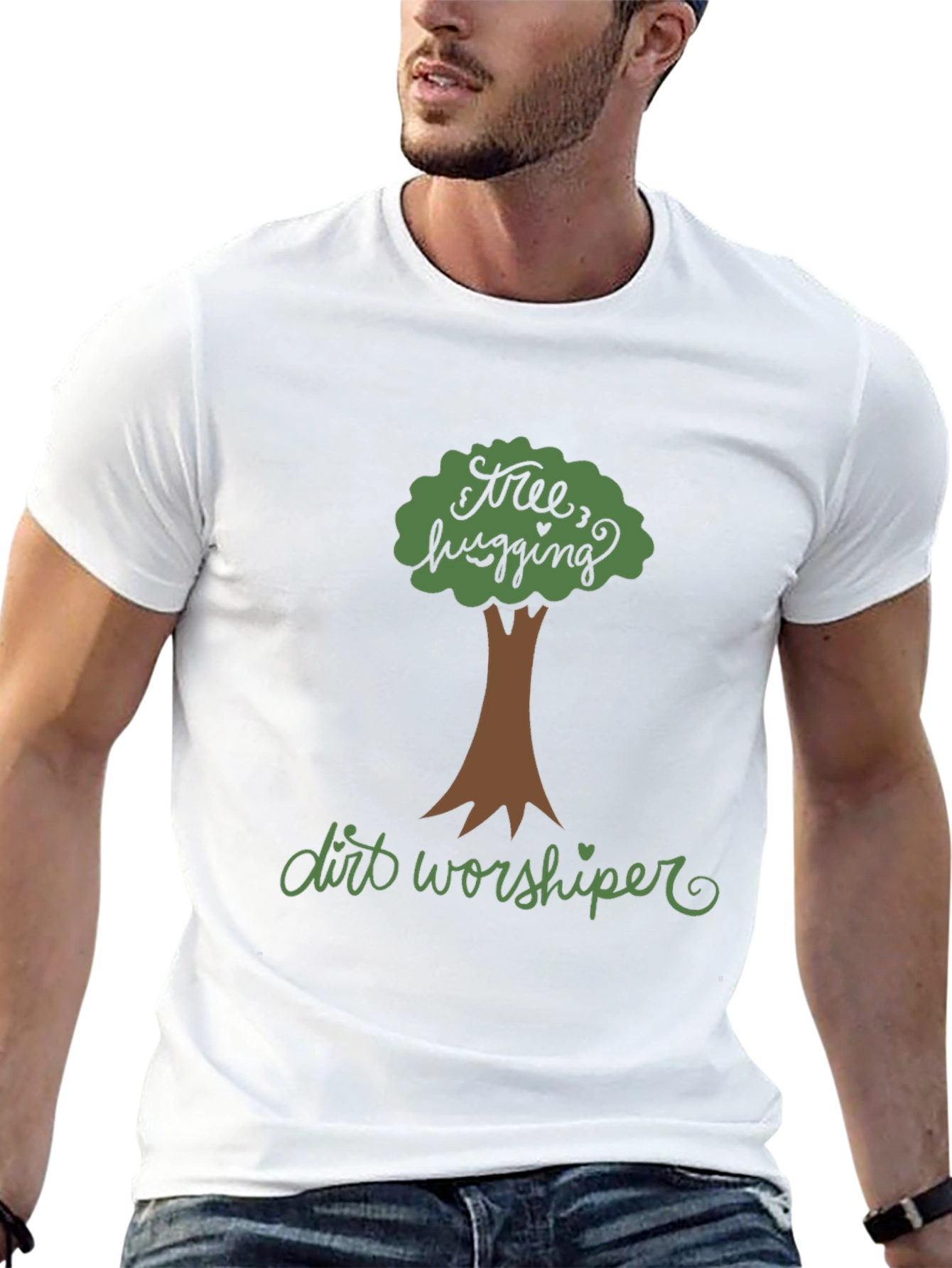 Tree Hugging Dirt Worshiper Graphic Tee - Eco-Friendly