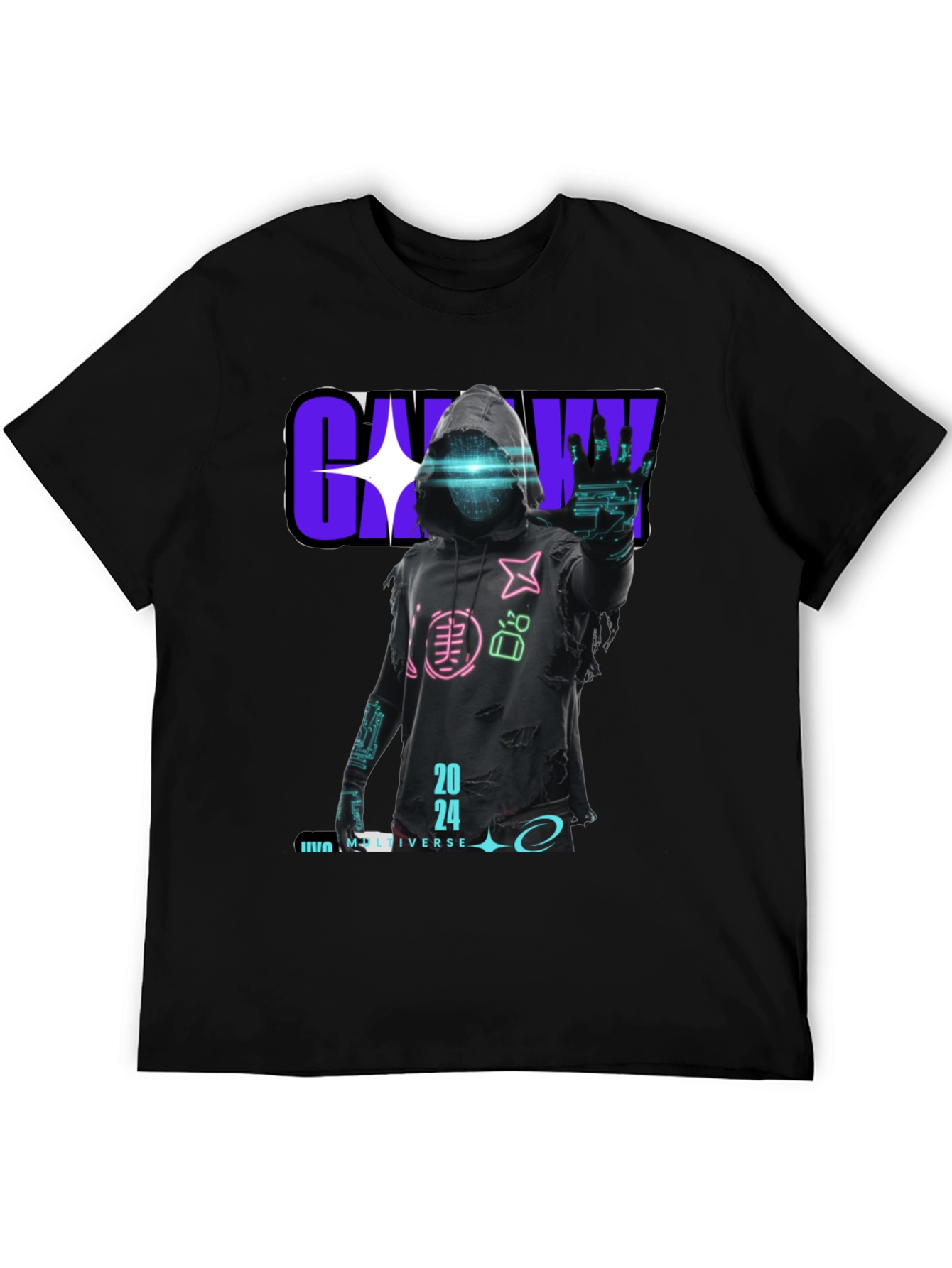 Cyberpunk 2024 Graphic T-Shirt - Unique Design