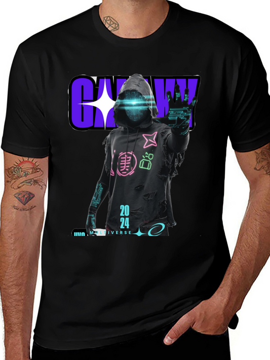 Cyberpunk 2024 Graphic T-Shirt - Unique Design
