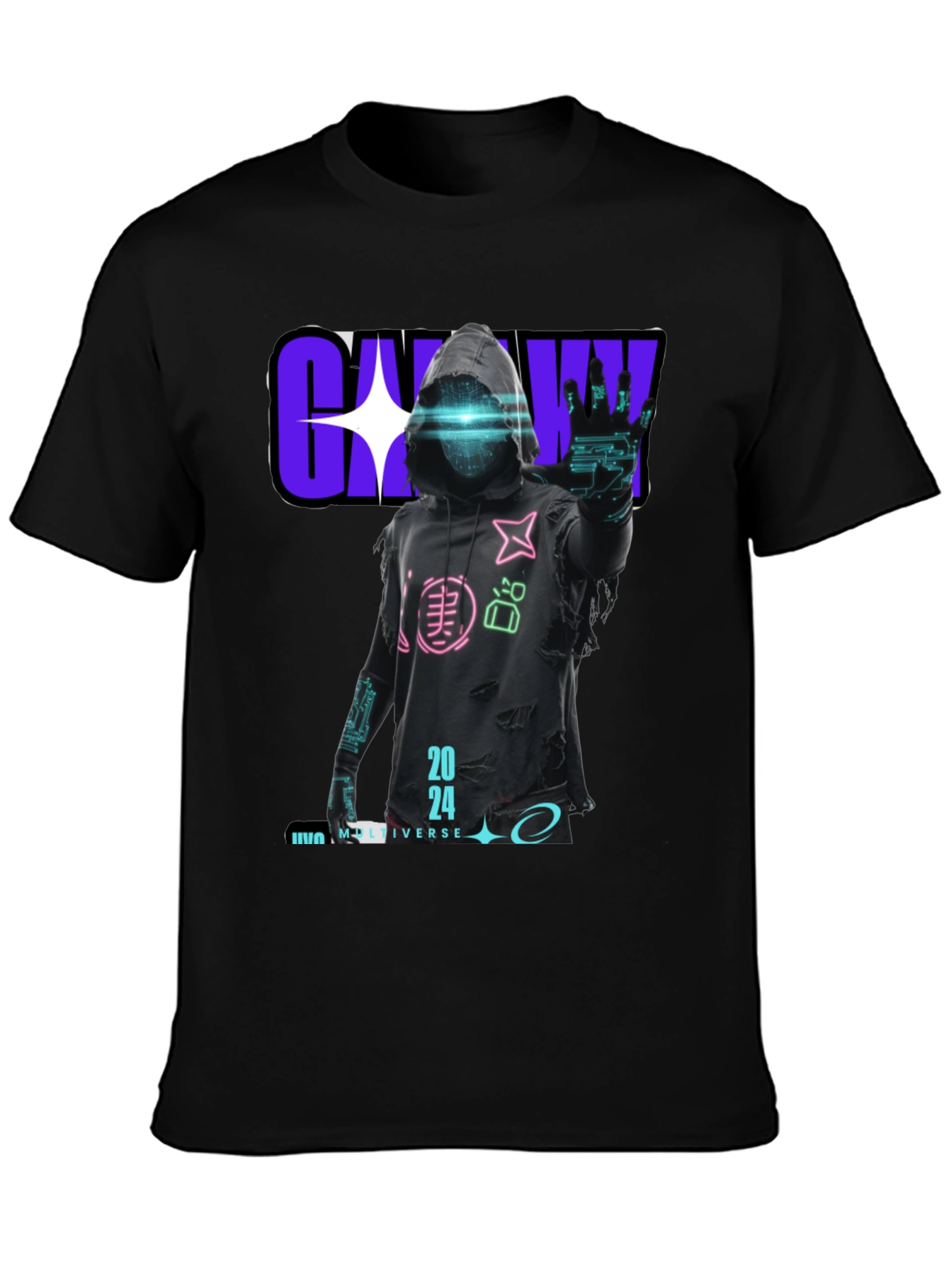 Cyberpunk 2024 Graphic T-Shirt - Unique Design