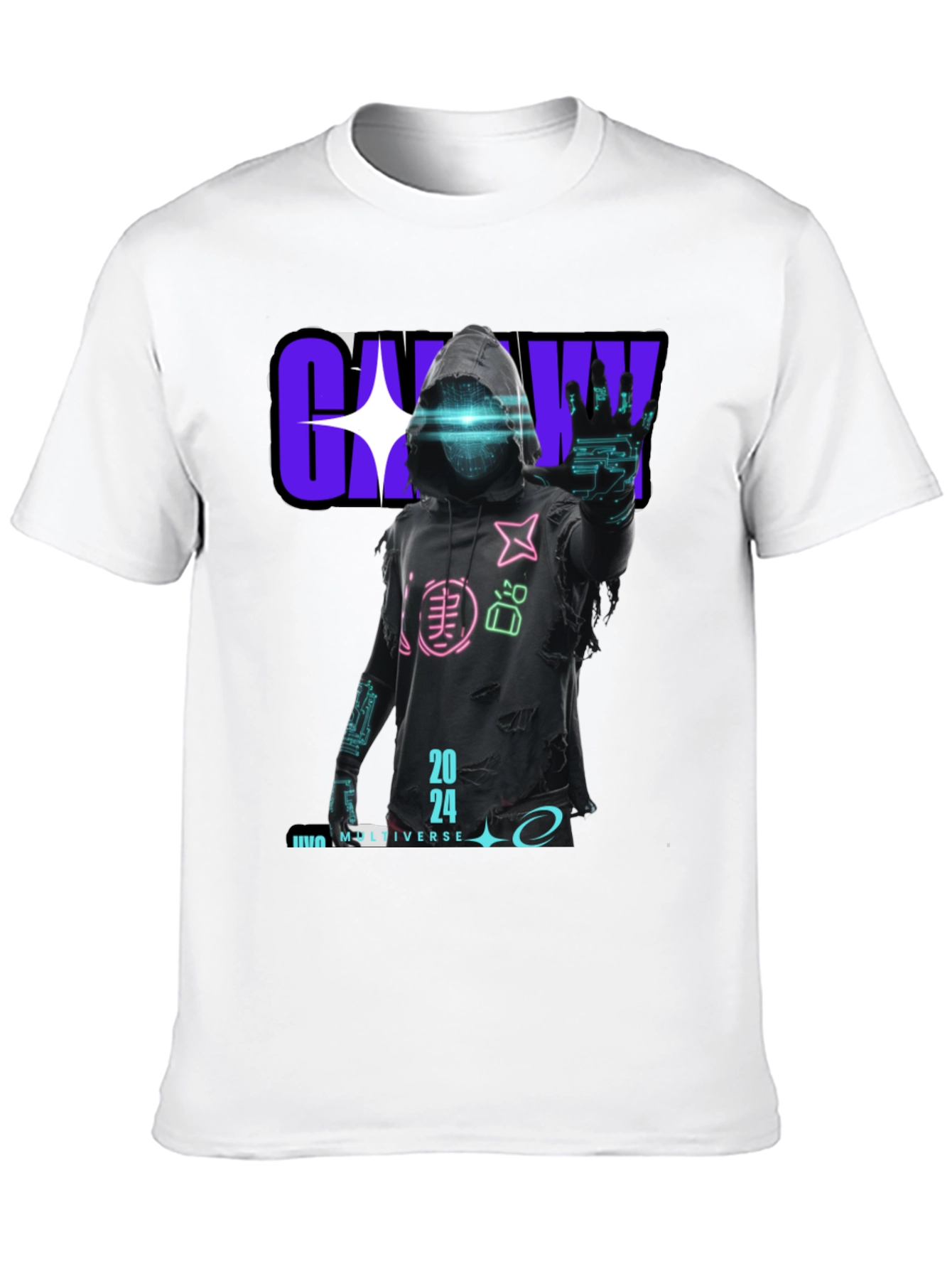 Cyberpunk 2024 Graphic T-Shirt - Unique Design