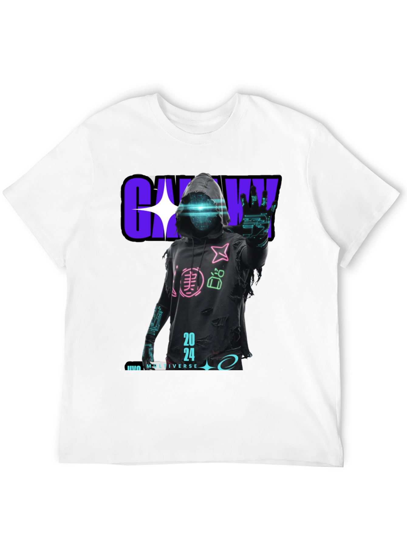 Cyberpunk 2024 Graphic T-Shirt - Unique Design