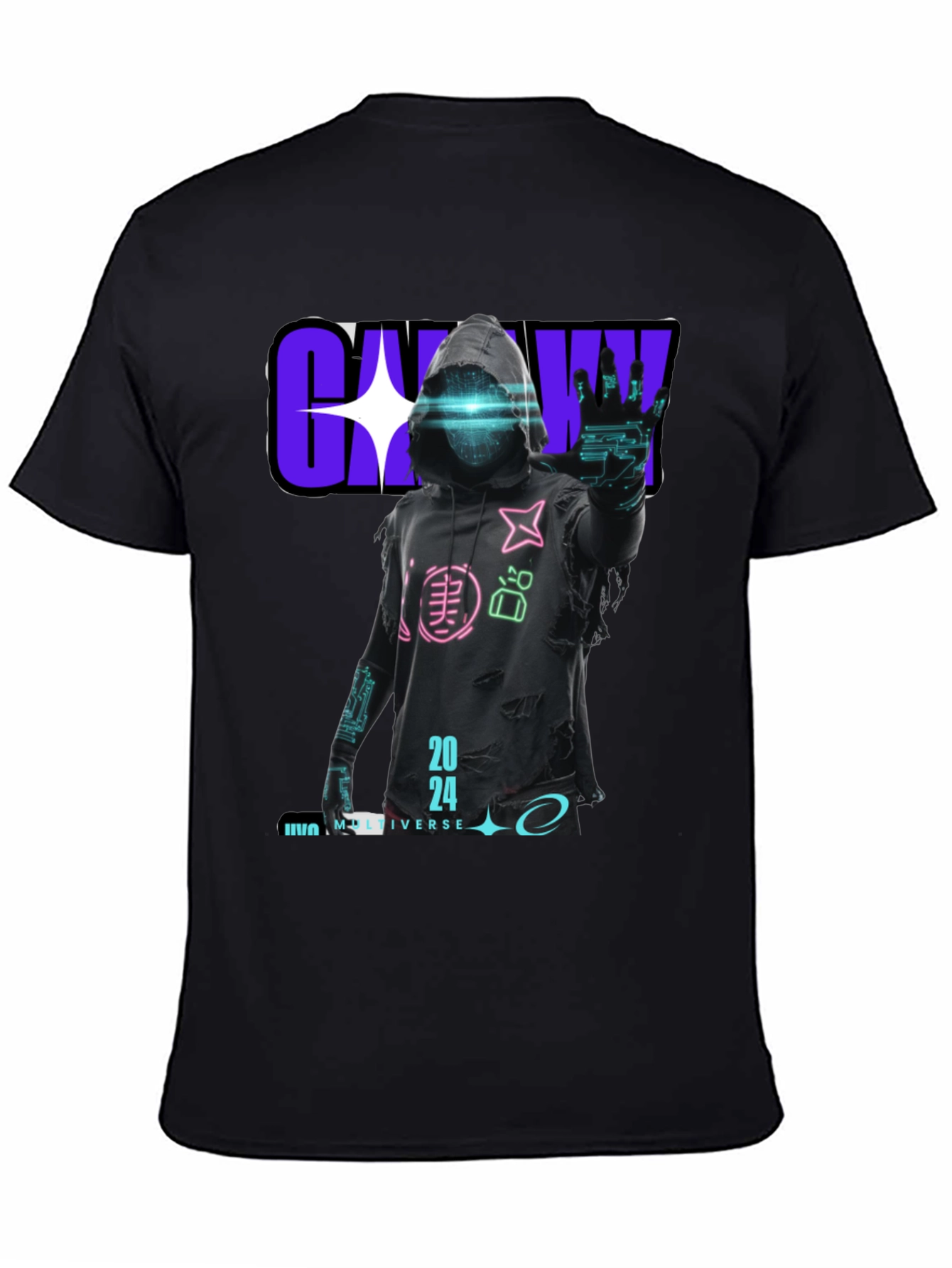 Cyberpunk 2024 Graphic T-Shirt - Unique Design
