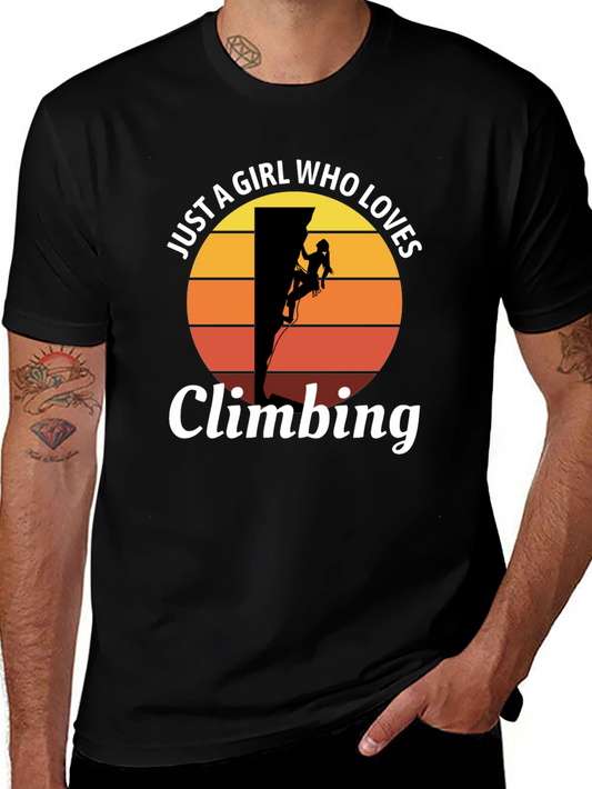 Girl Who Loves Climbing T-Shirt