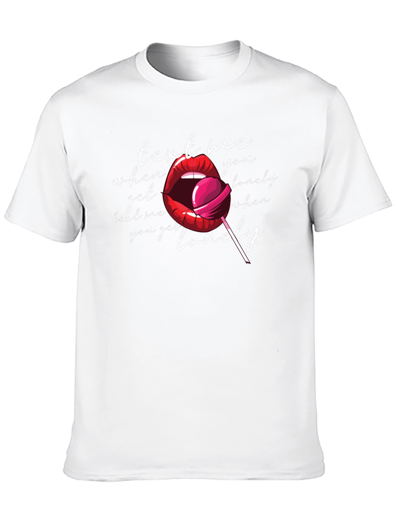 Text Me When You Get Lonely Graphic Tee