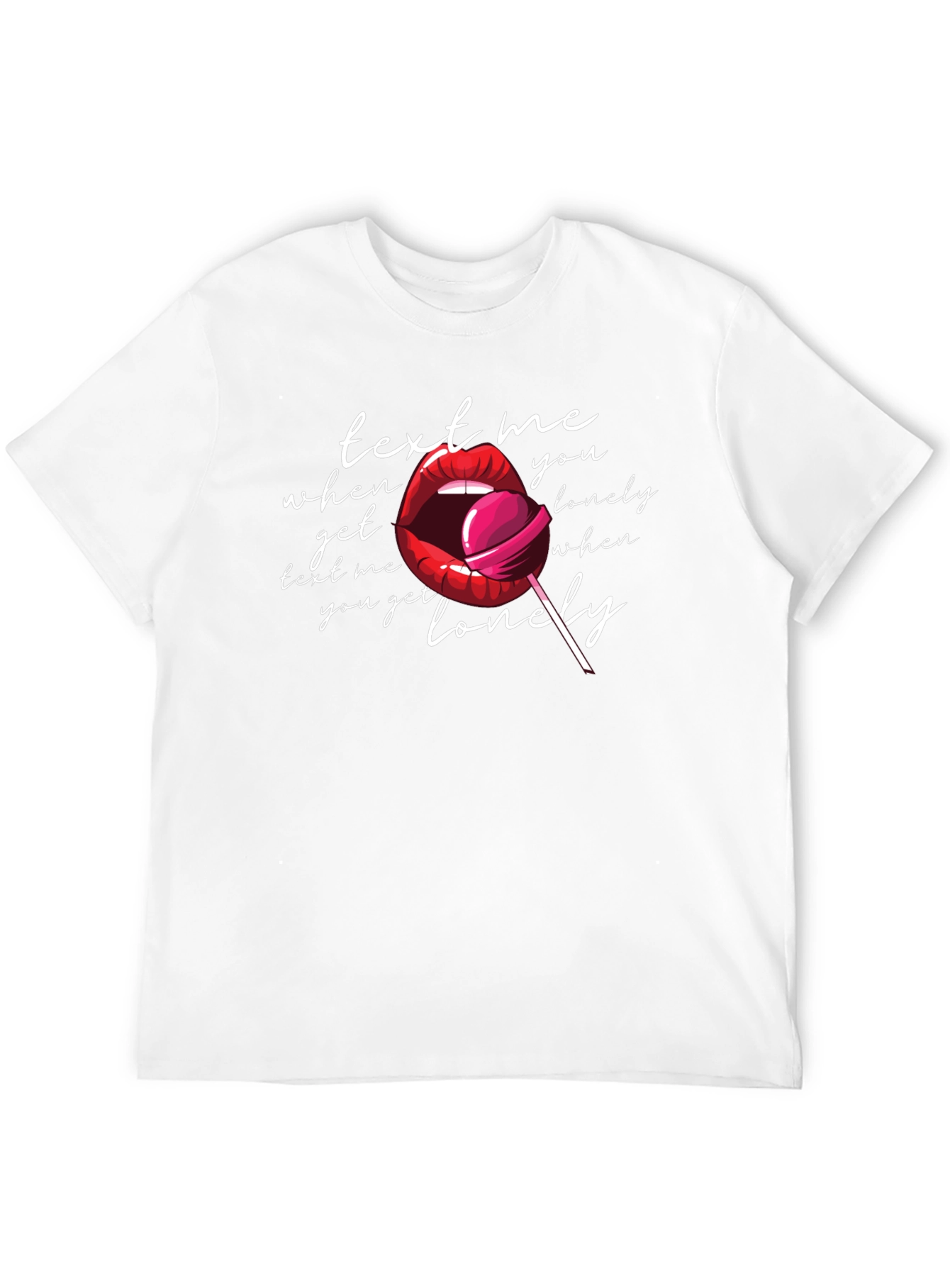 Text Me When You Get Lonely Graphic Tee