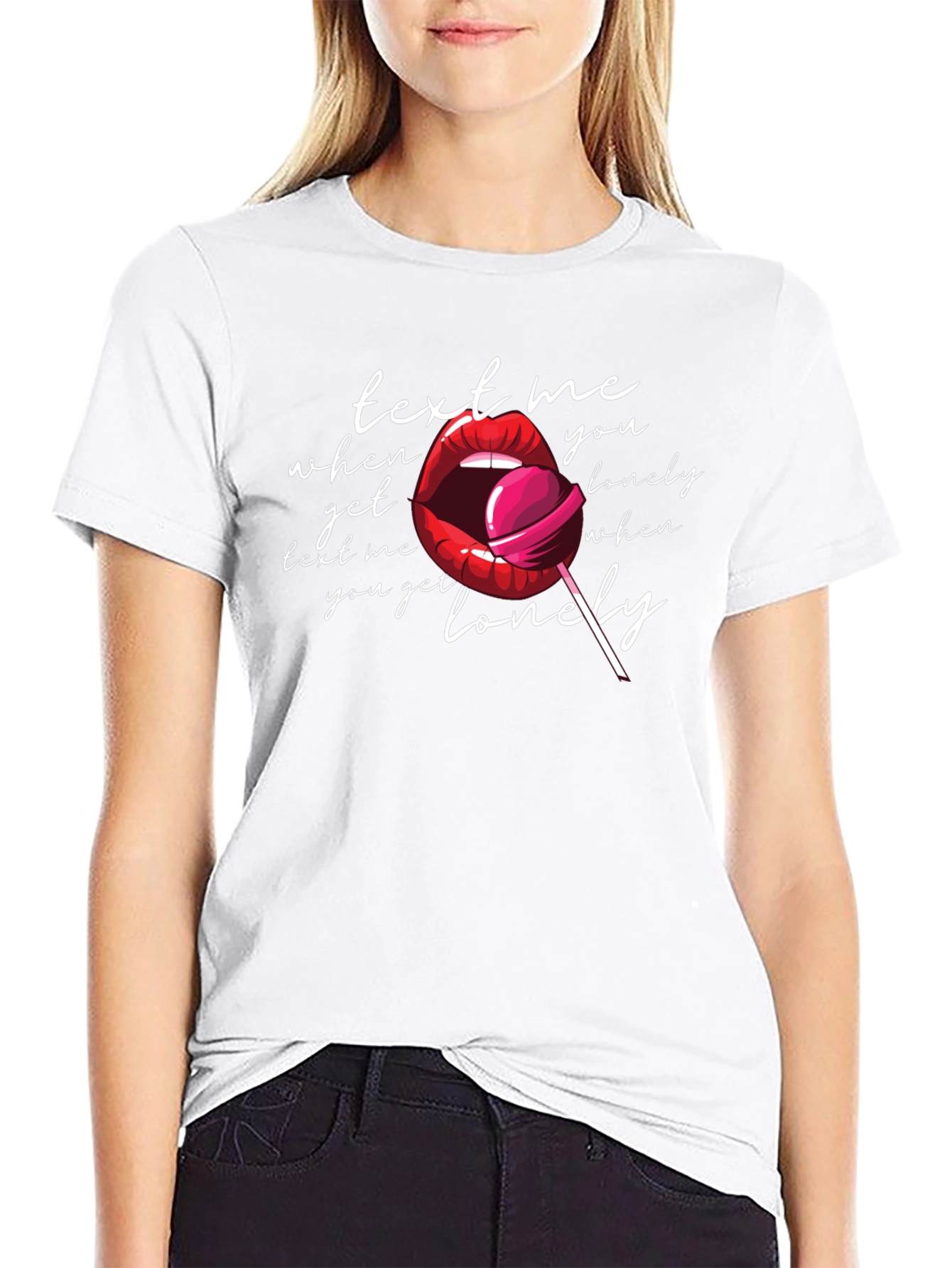 Text Me When You Get Lonely Graphic Tee