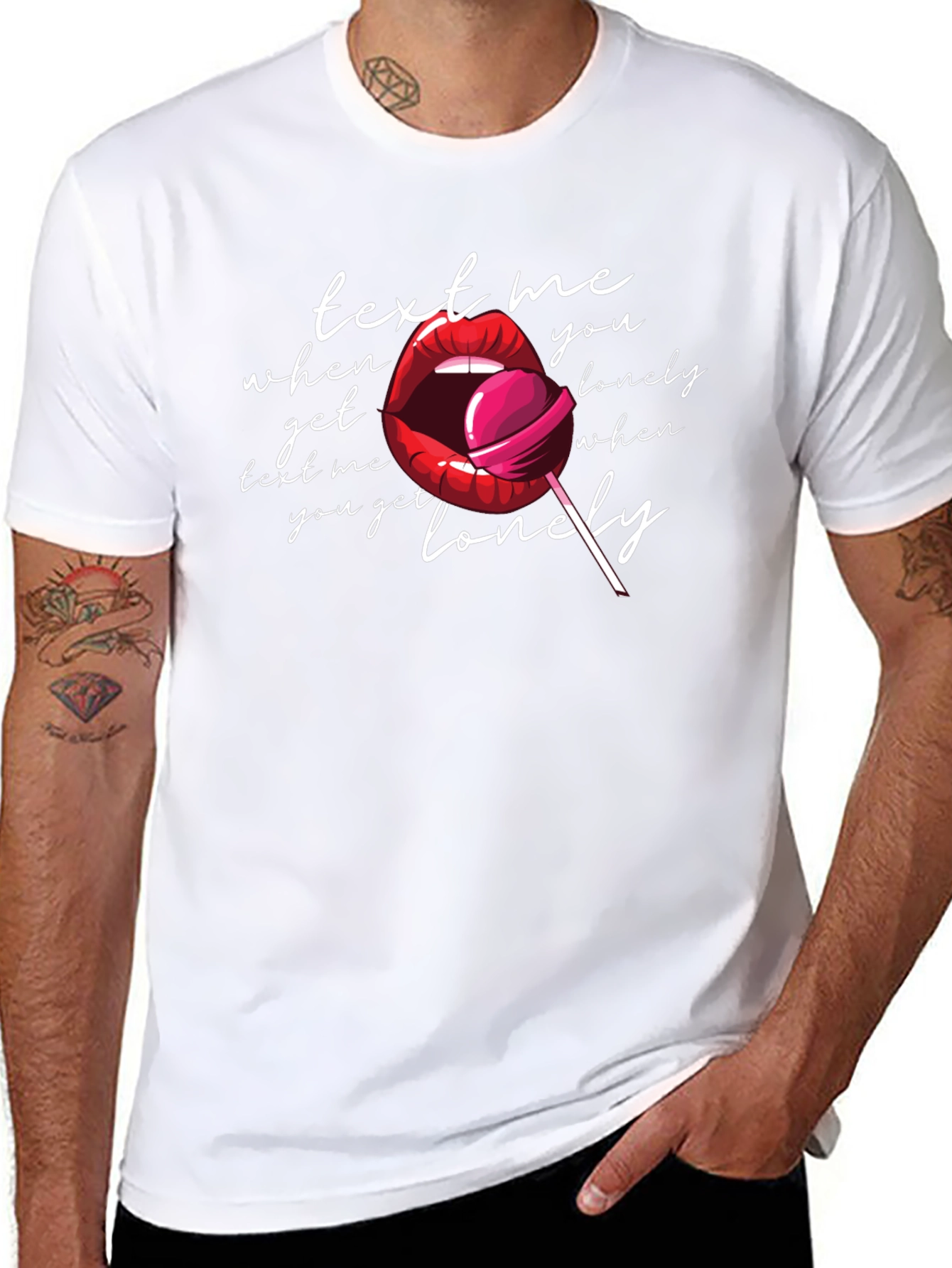 Text Me When You Get Lonely Graphic Tee