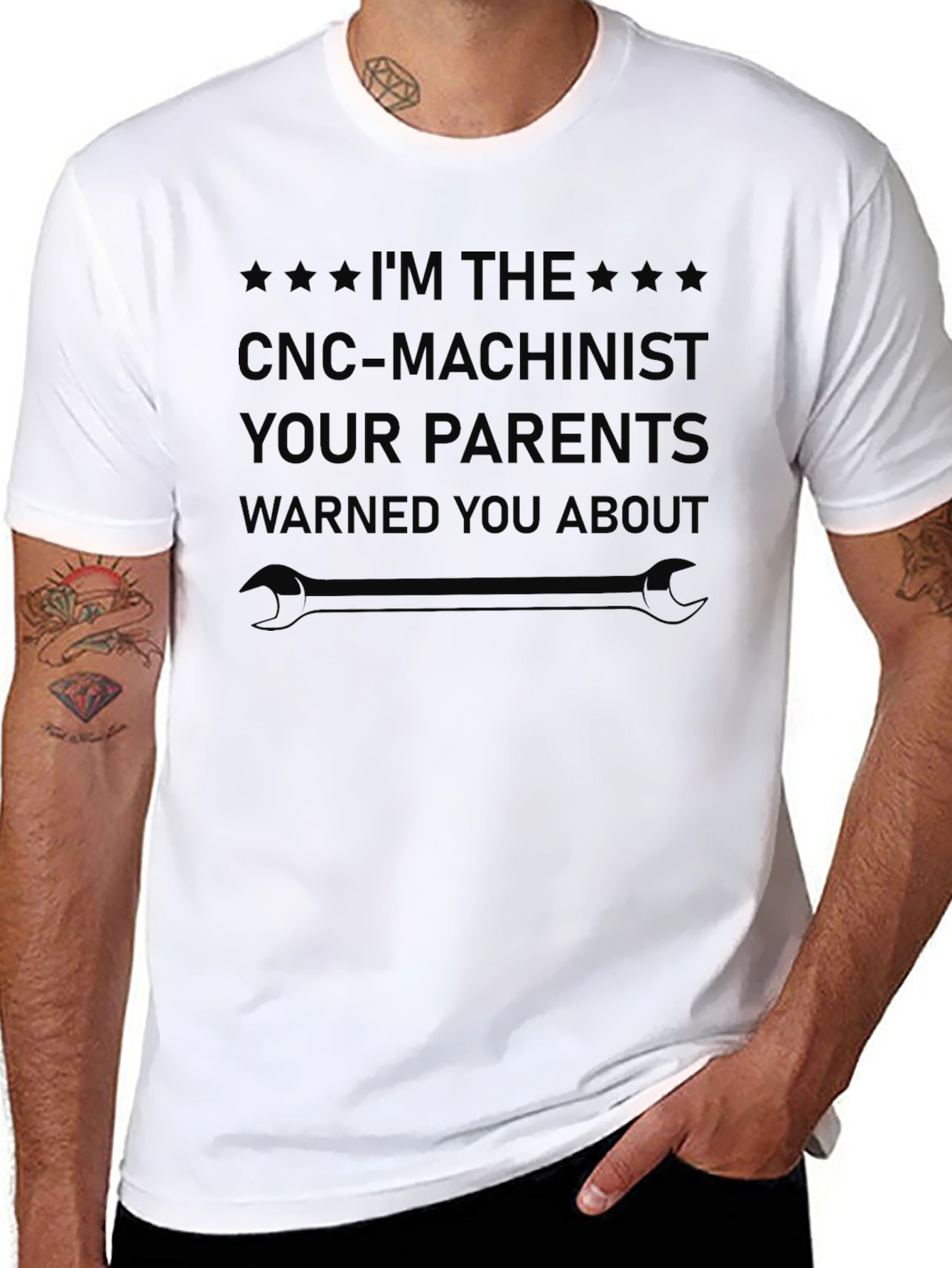 CNC Machinist T-Shirt: Parent Warned About