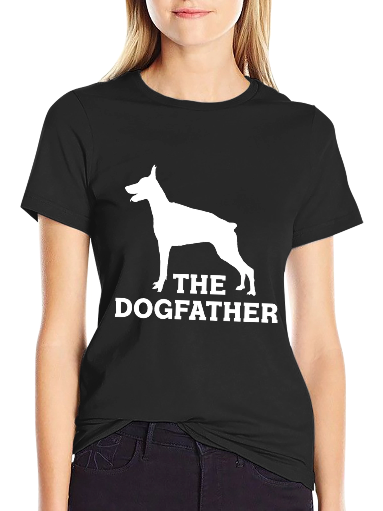 The Dogfather T-Shirt – Funny Doberman Dog Lover Tee