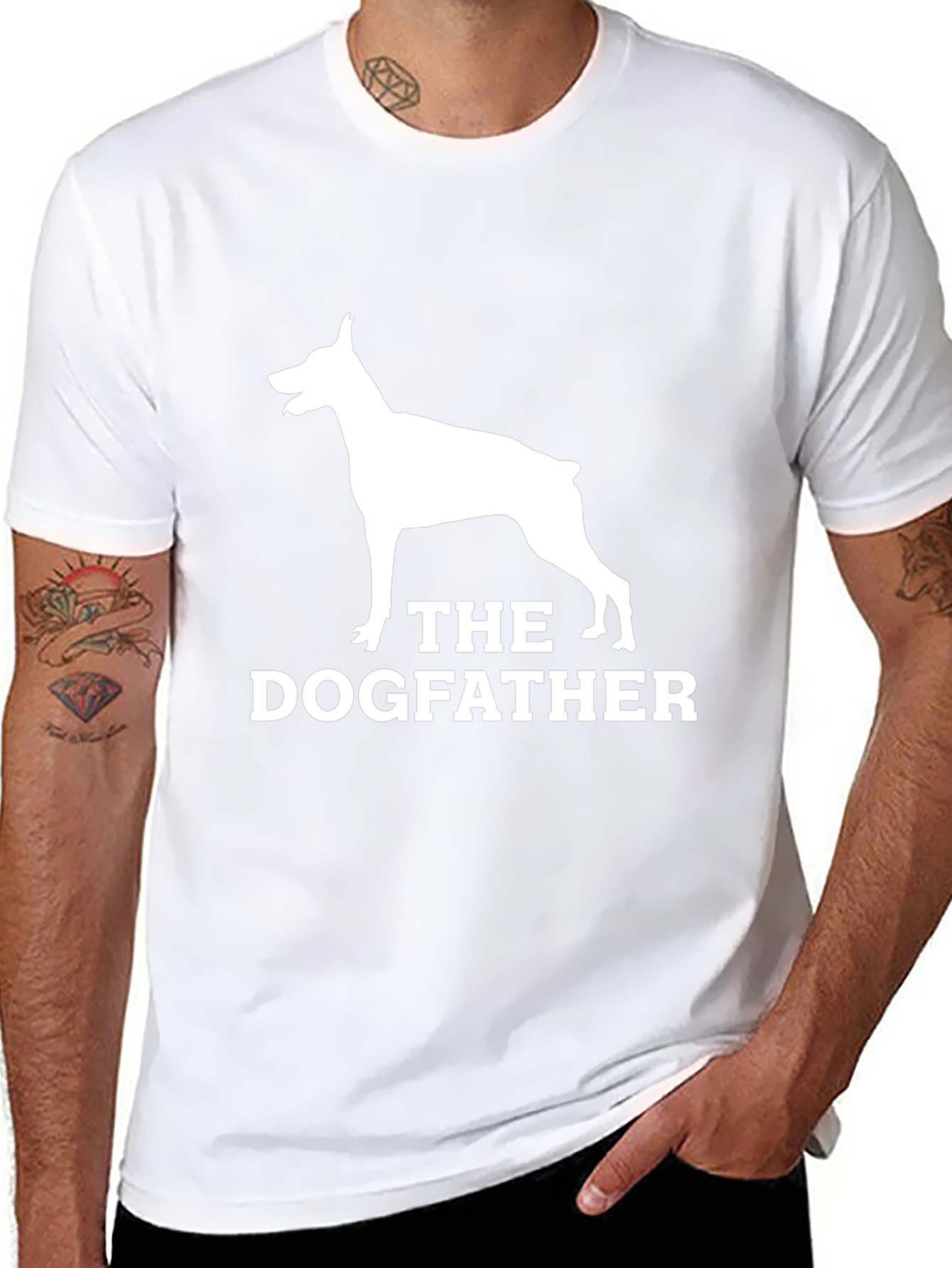 The Dogfather T-Shirt – Funny Doberman Dog Lover Tee