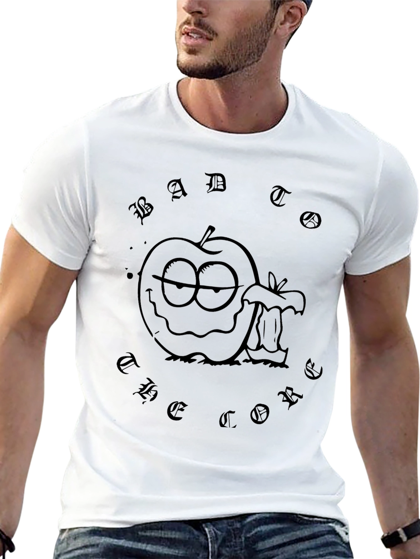 Bad Apple Graphic T-Shirt - Casual Style