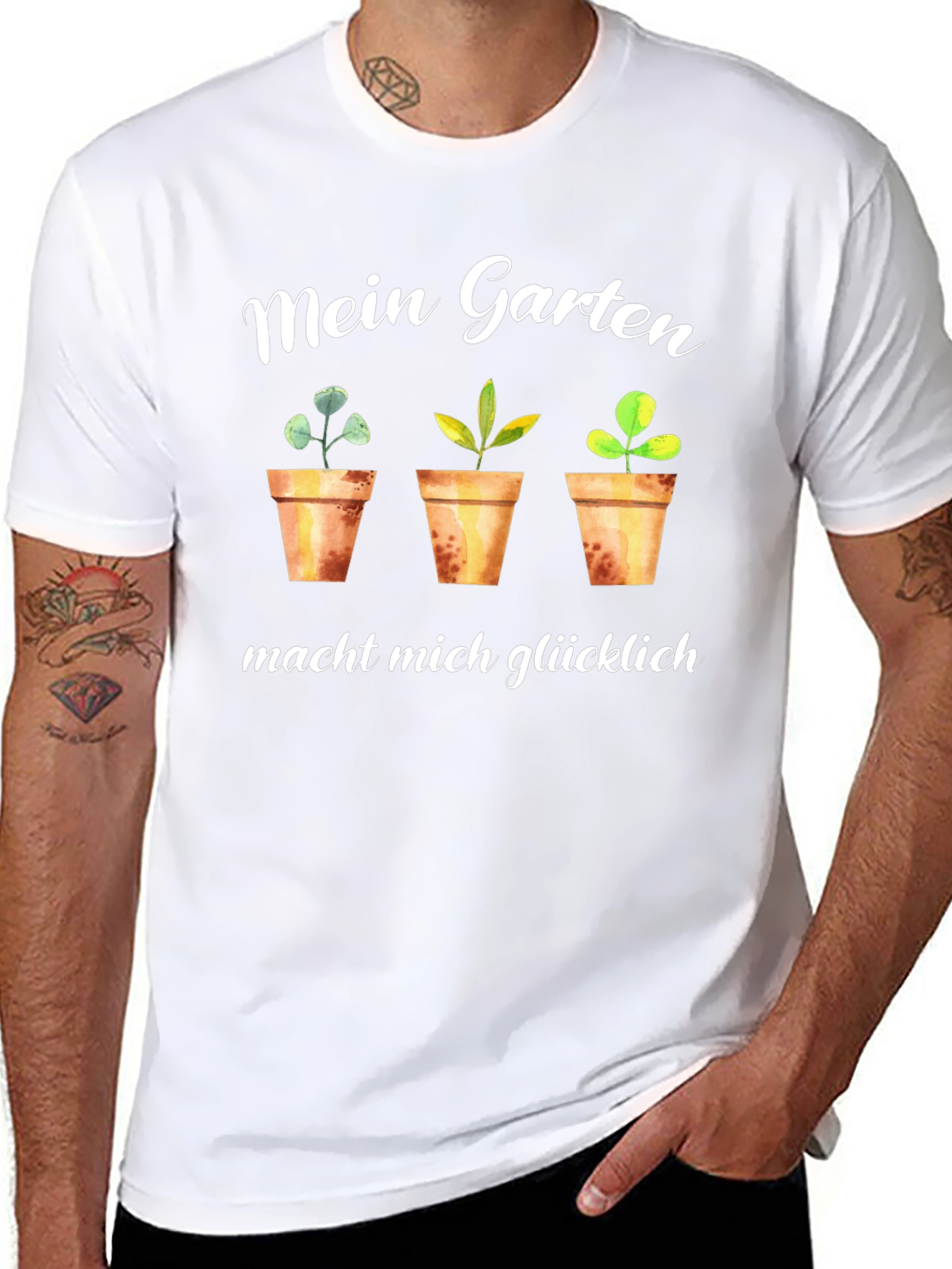Mein Garten T-Shirt: Gardening Makes Me Happy!