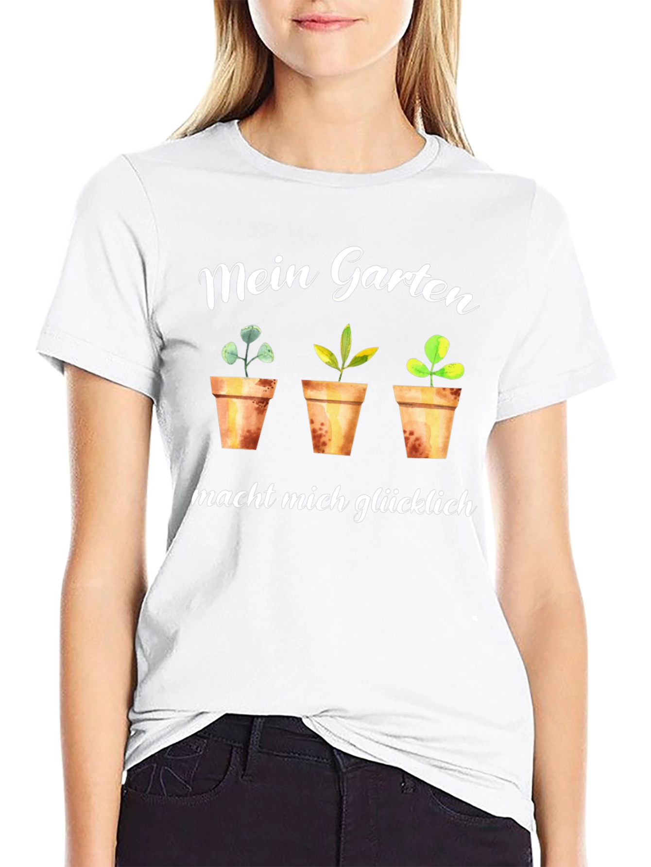 Mein Garten T-Shirt: Gardening Makes Me Happy!