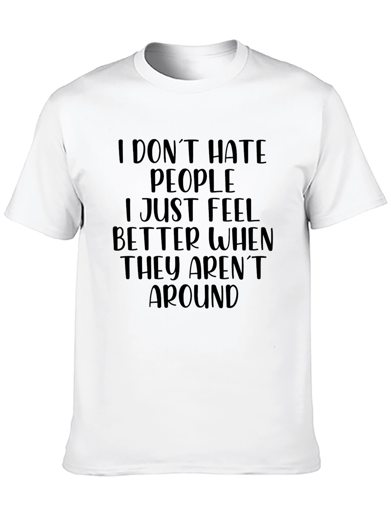 Funny Anti-Social Graphic T-Shirt