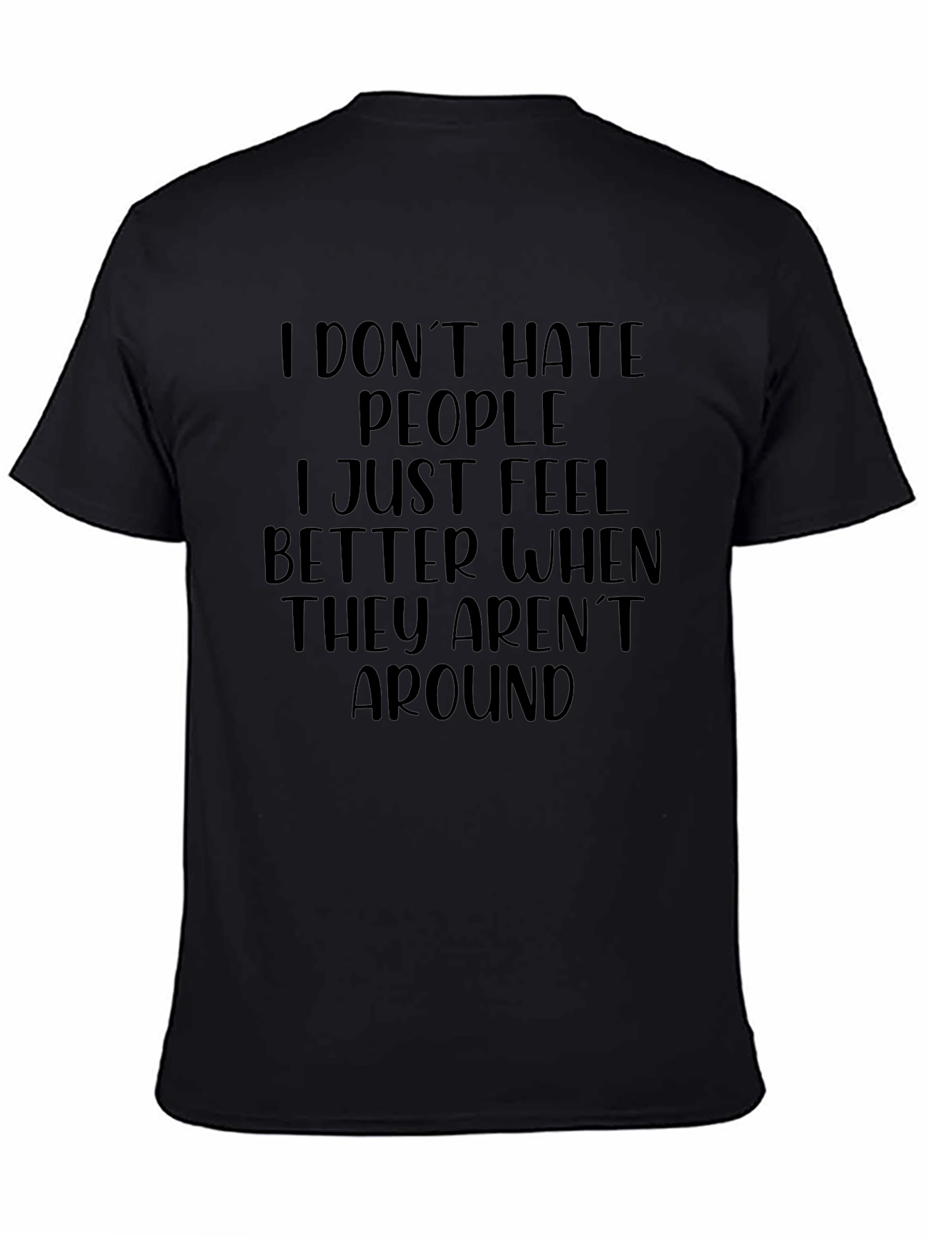 Funny Anti-Social Graphic T-Shirt