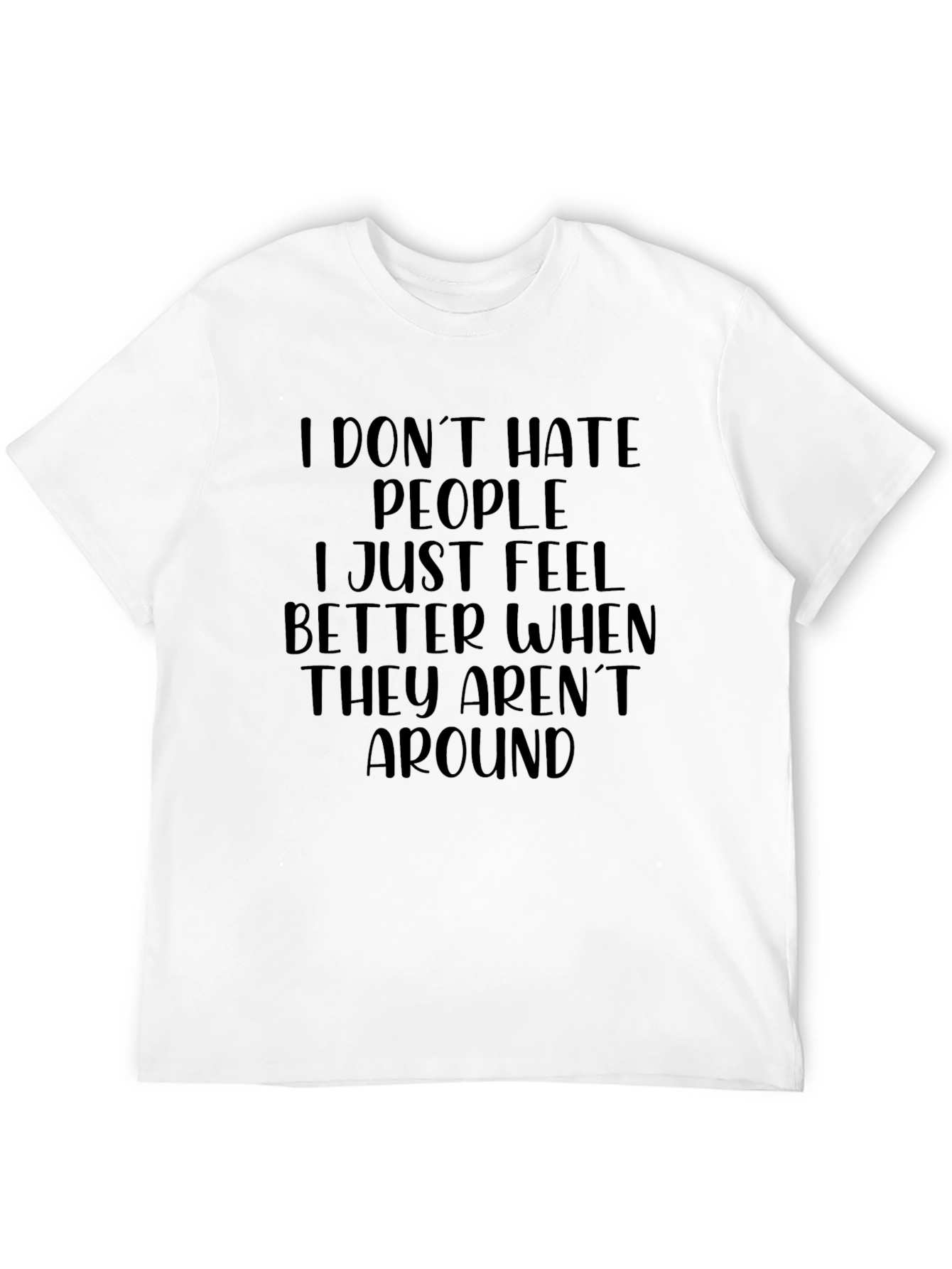 Funny Anti-Social Graphic T-Shirt