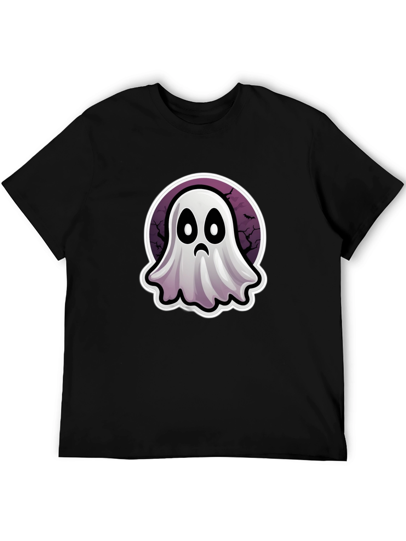 Spooky Cute Ghost Graphic Tee - Halloween Fashion