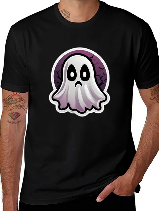 Spooky Cute Ghost Graphic Tee - Halloween Fashion