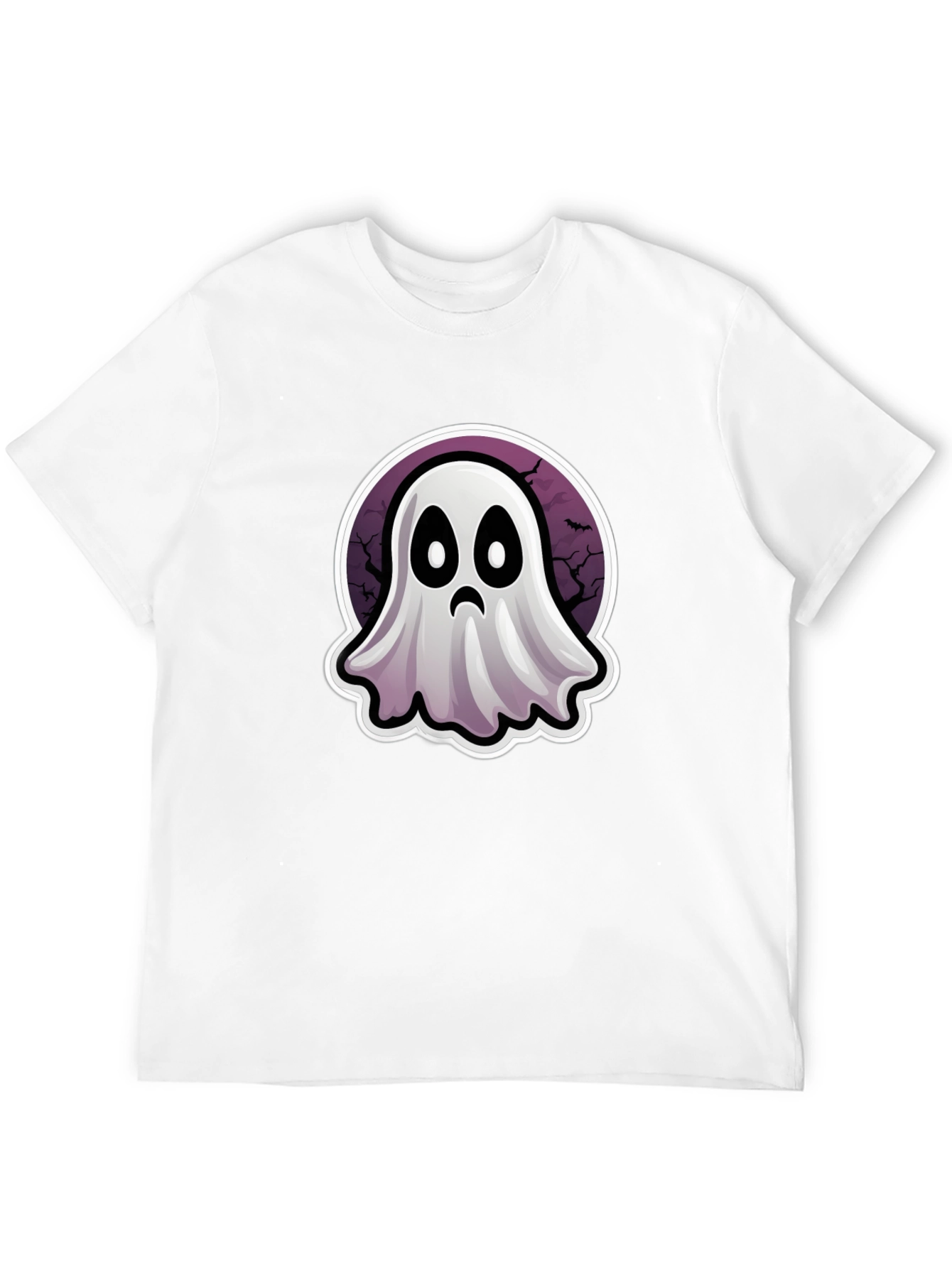 Spooky Cute Ghost Graphic Tee - Halloween Fashion