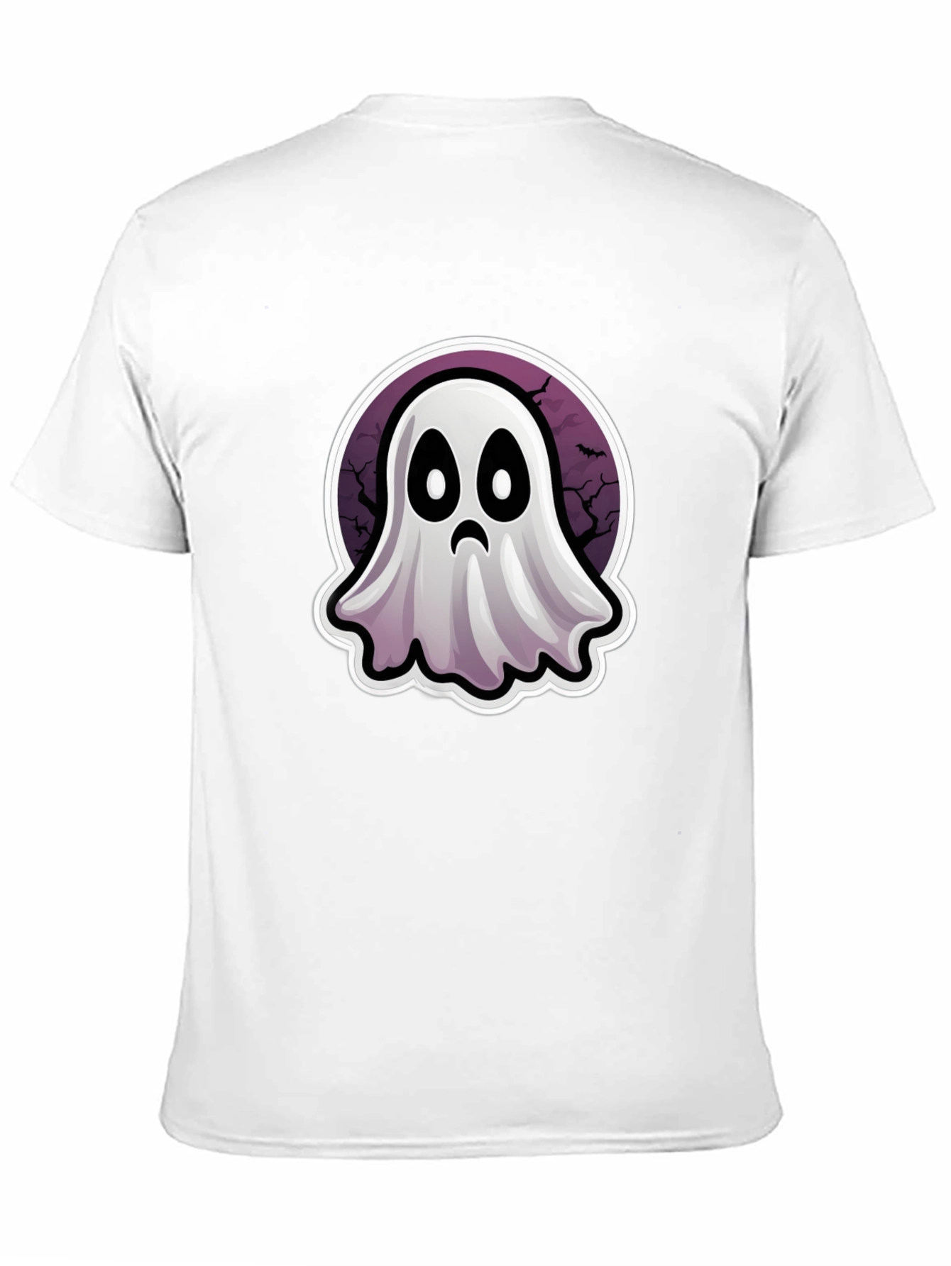 Spooky Cute Ghost Graphic Tee - Halloween Fashion