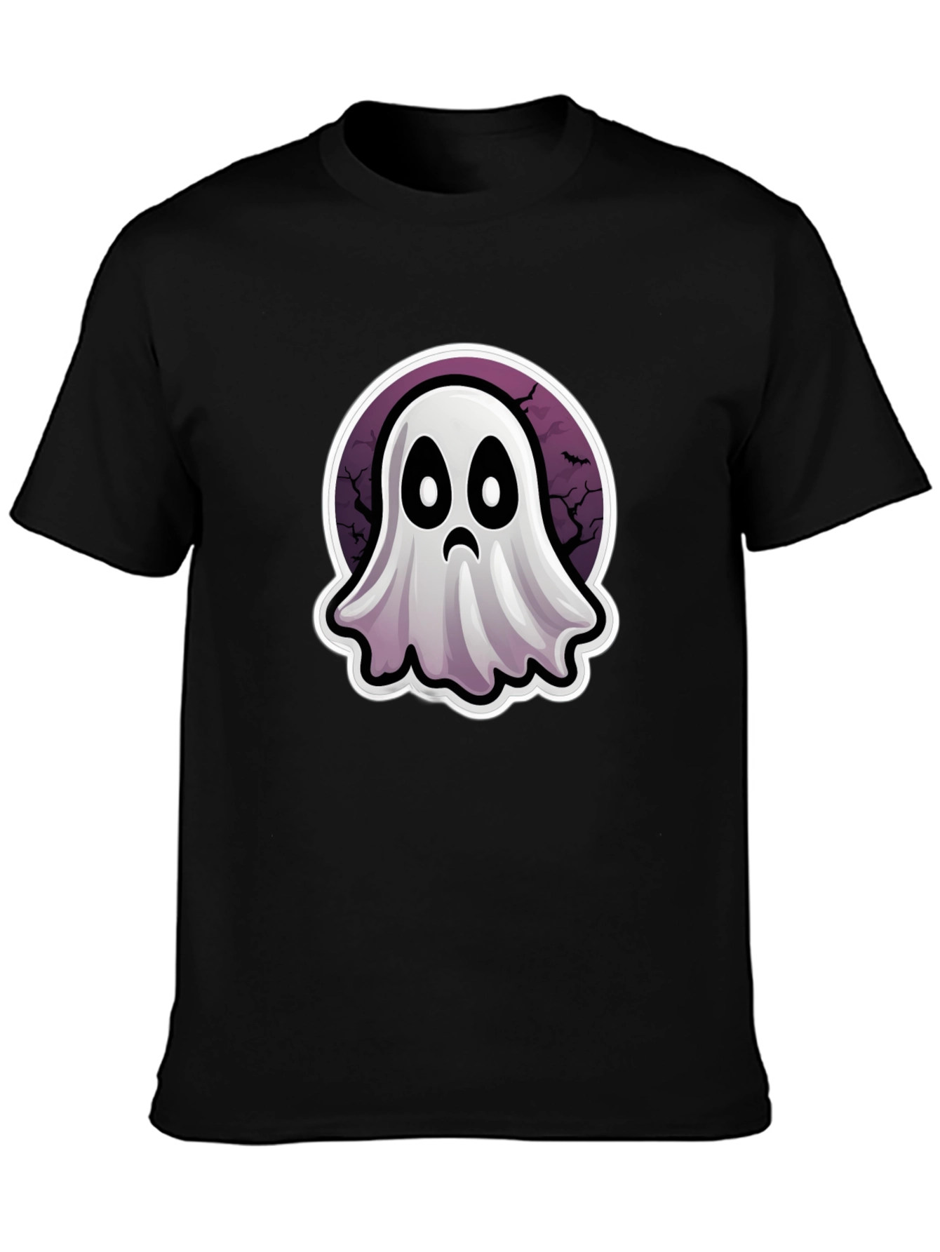 Spooky Cute Ghost Graphic Tee - Halloween Fashion