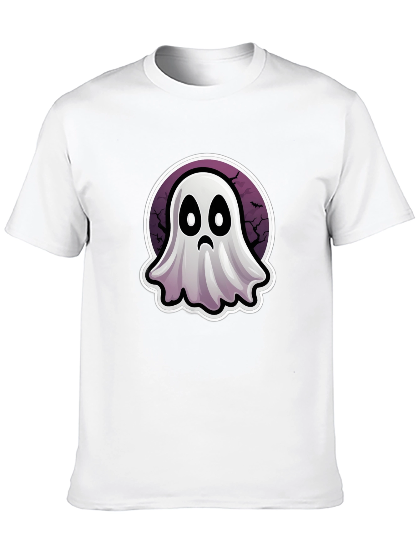 Spooky Cute Ghost Graphic Tee - Halloween Fashion