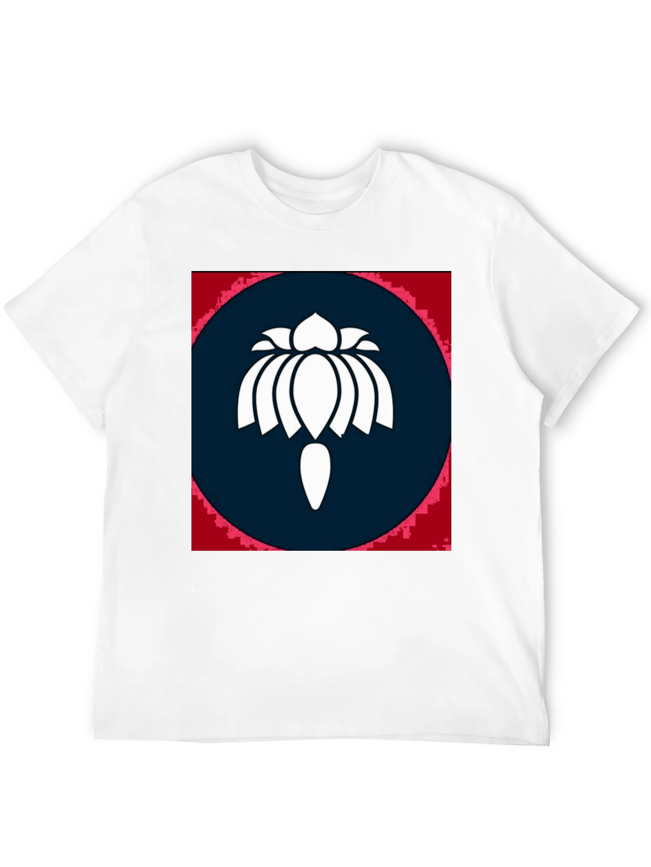 Lotus Symbol Black T-Shirt