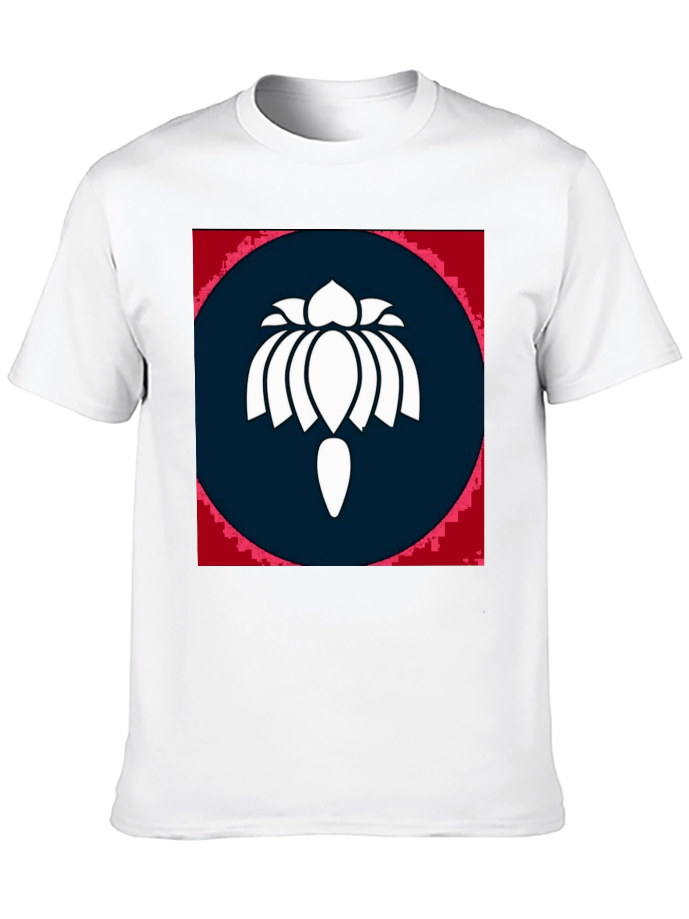Lotus Symbol Black T-Shirt