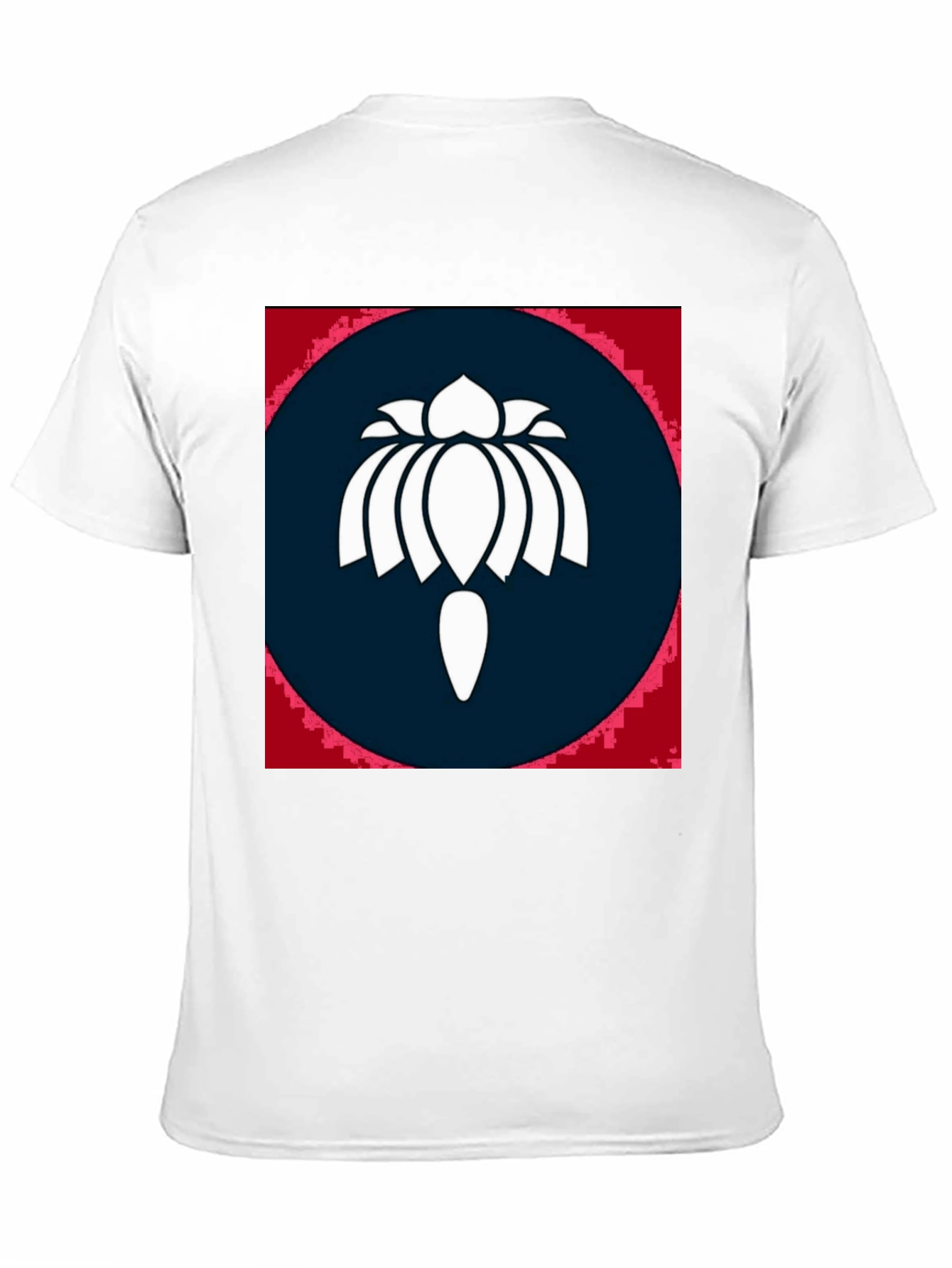 Lotus Symbol Black T-Shirt