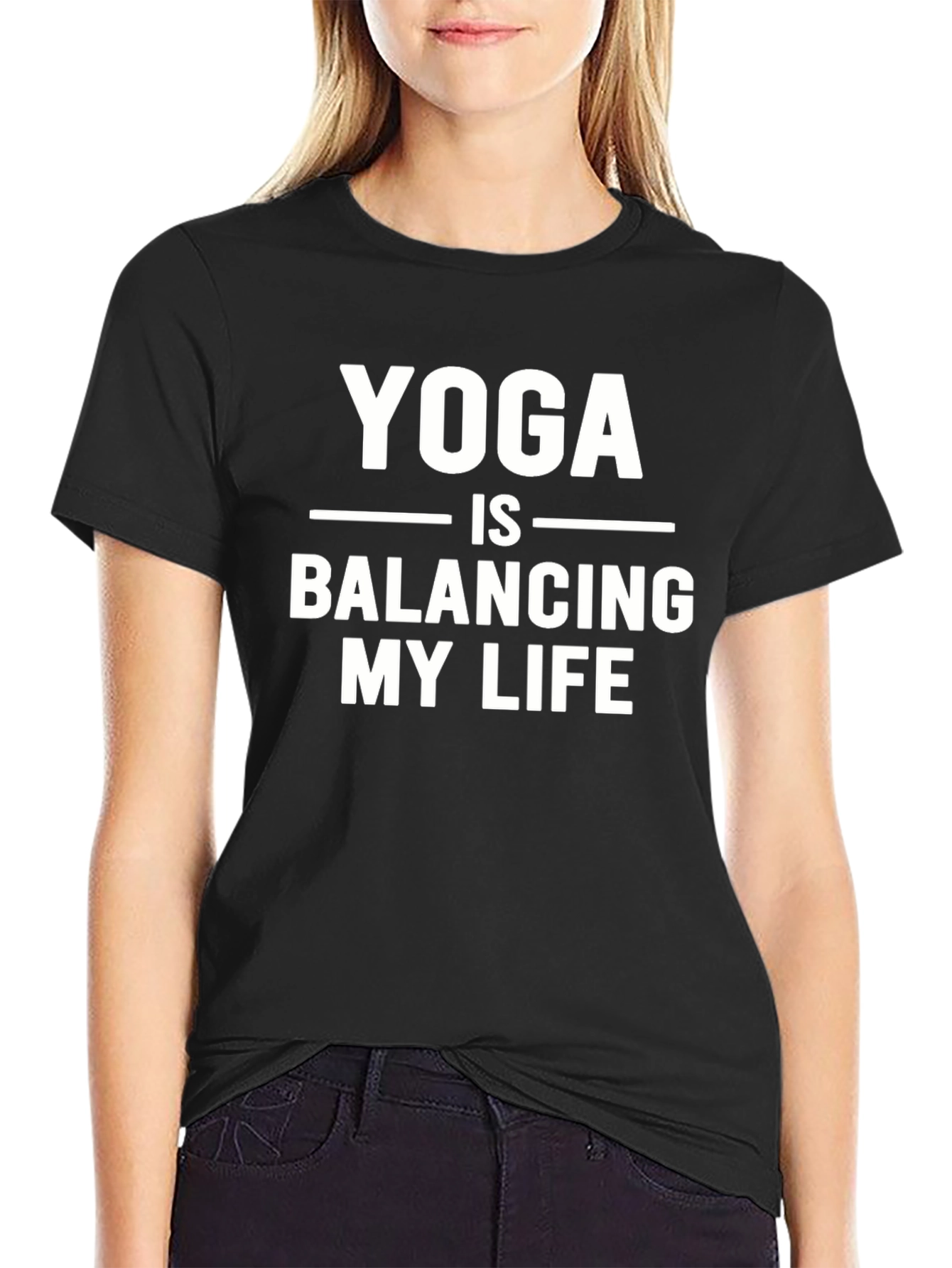 Yoga is Balancing My Life T-Shirt