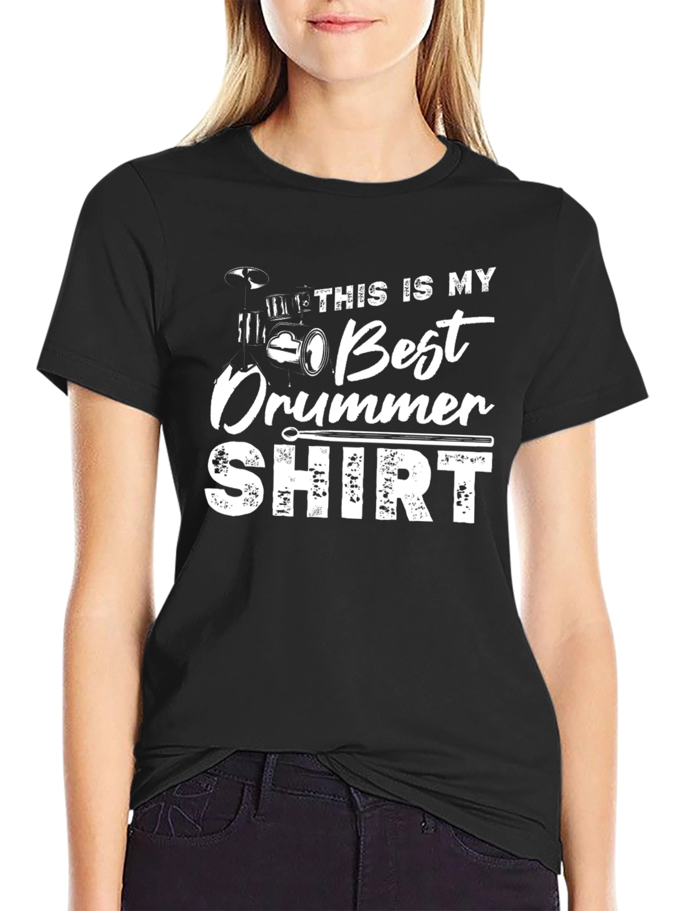 Best Drummer Shirt - Novelty Musician Tee