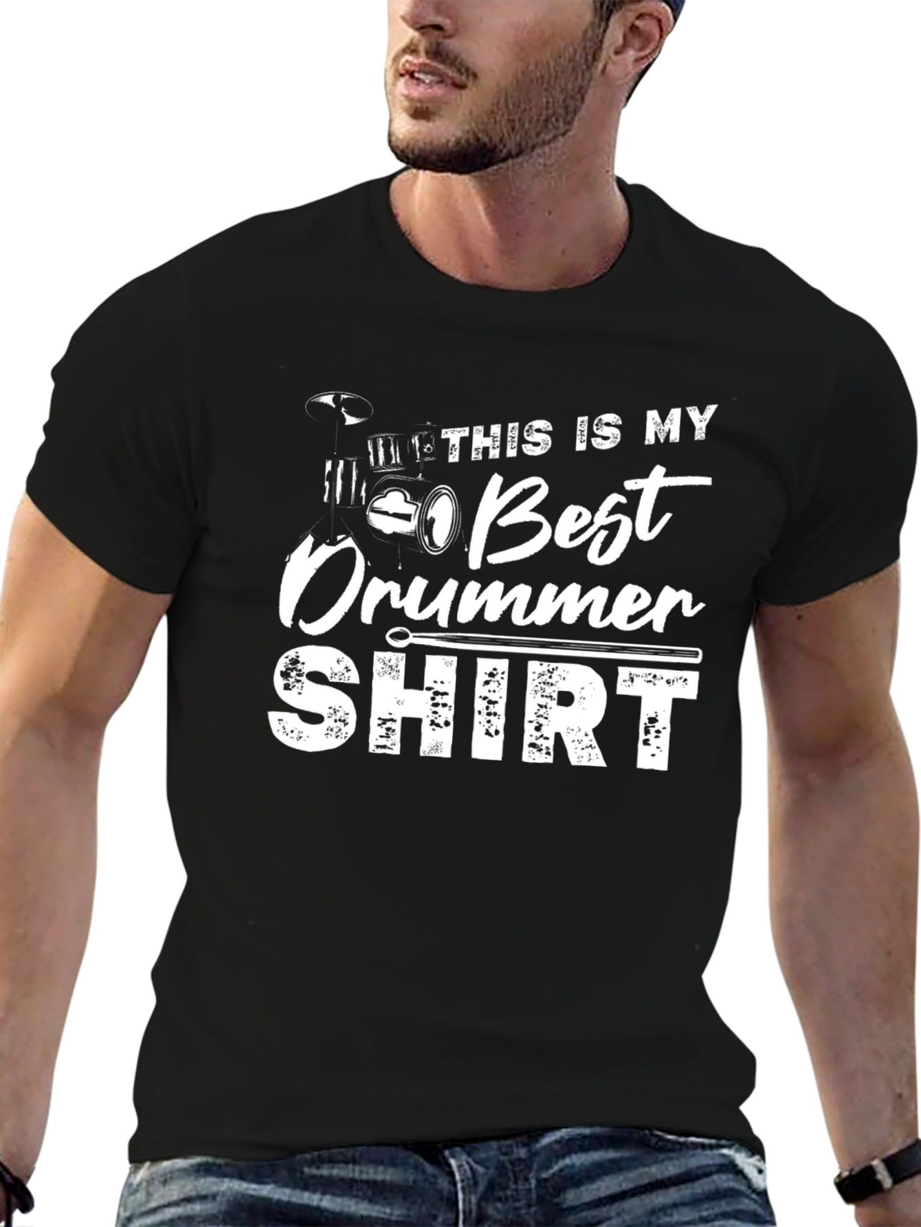 Best Drummer Shirt - Novelty Musician Tee