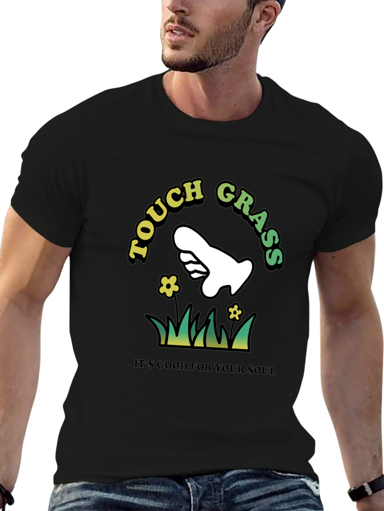 Touch Grass T-Shirt: Good for Your Soul