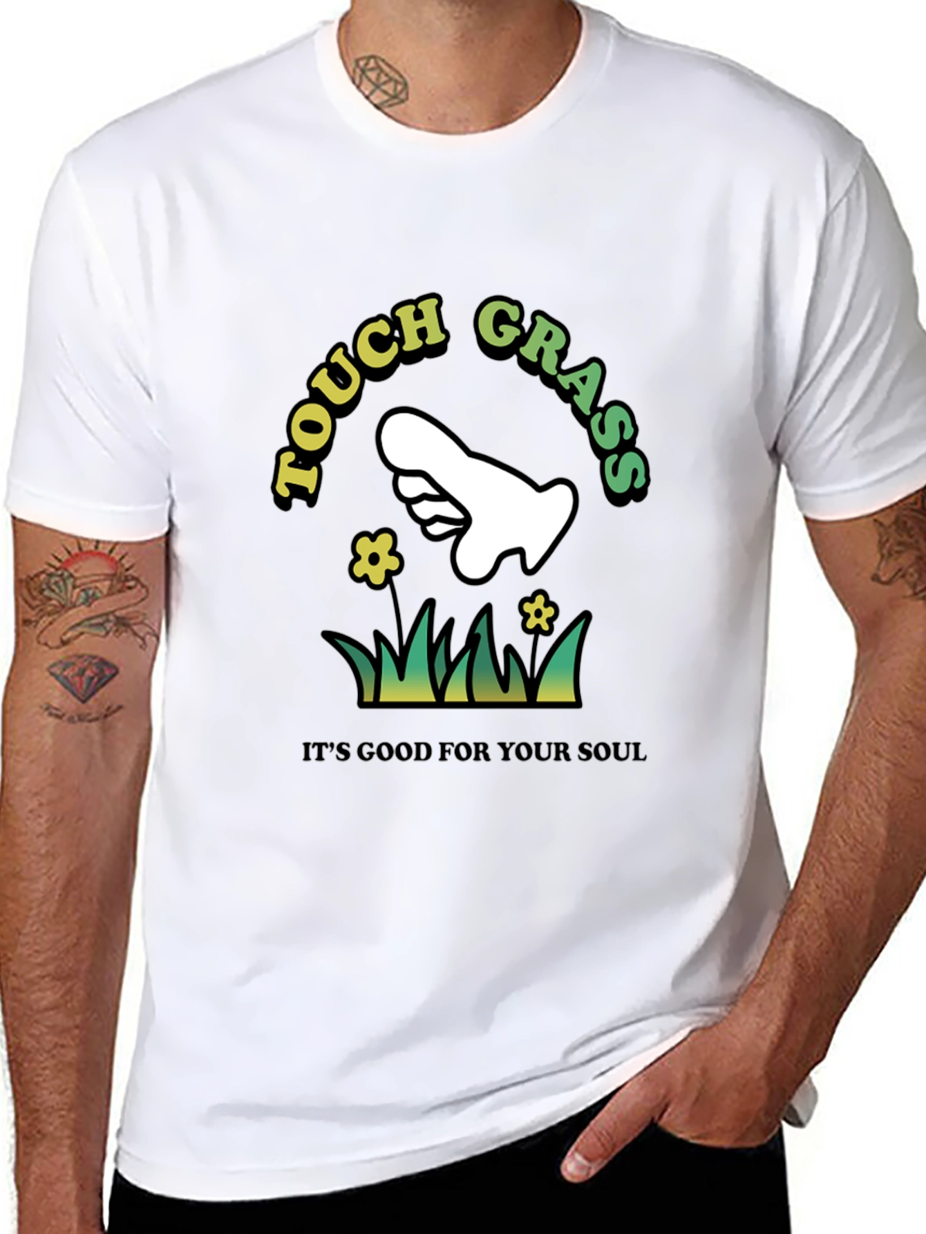 Touch Grass T-Shirt: Good for Your Soul