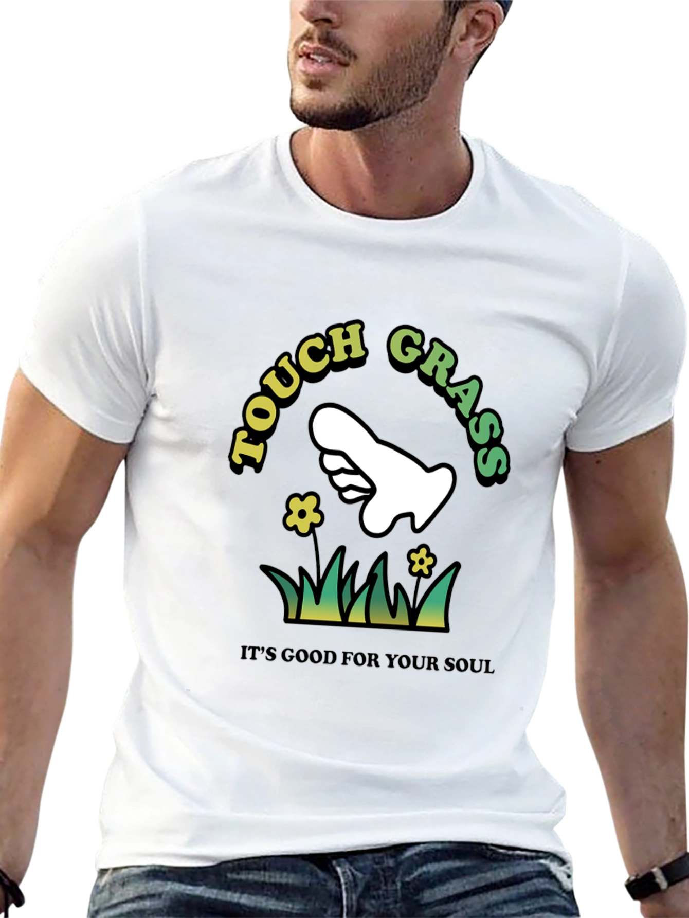 Touch Grass T-Shirt: Good for Your Soul