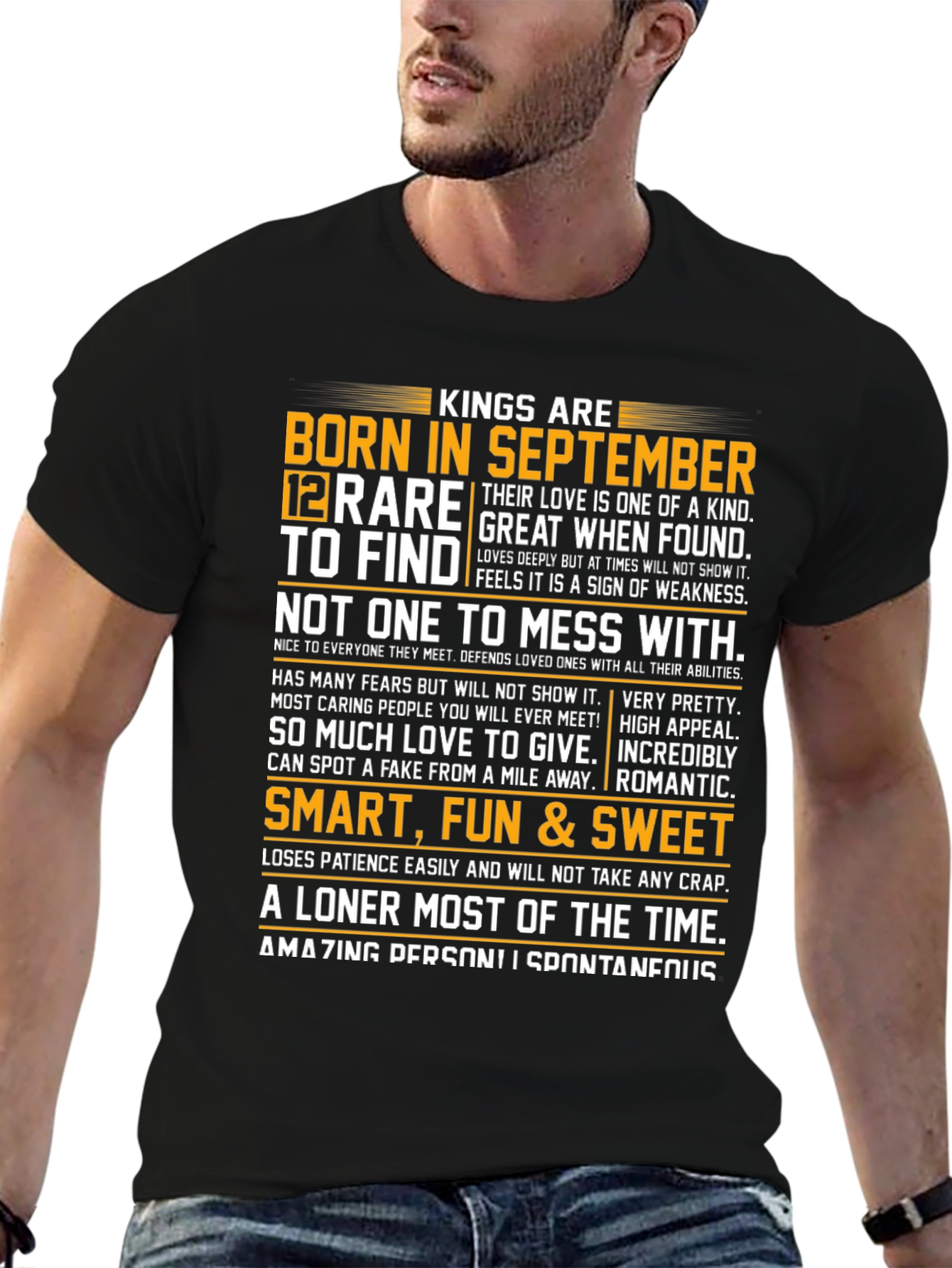 Born in September King T-Shirt