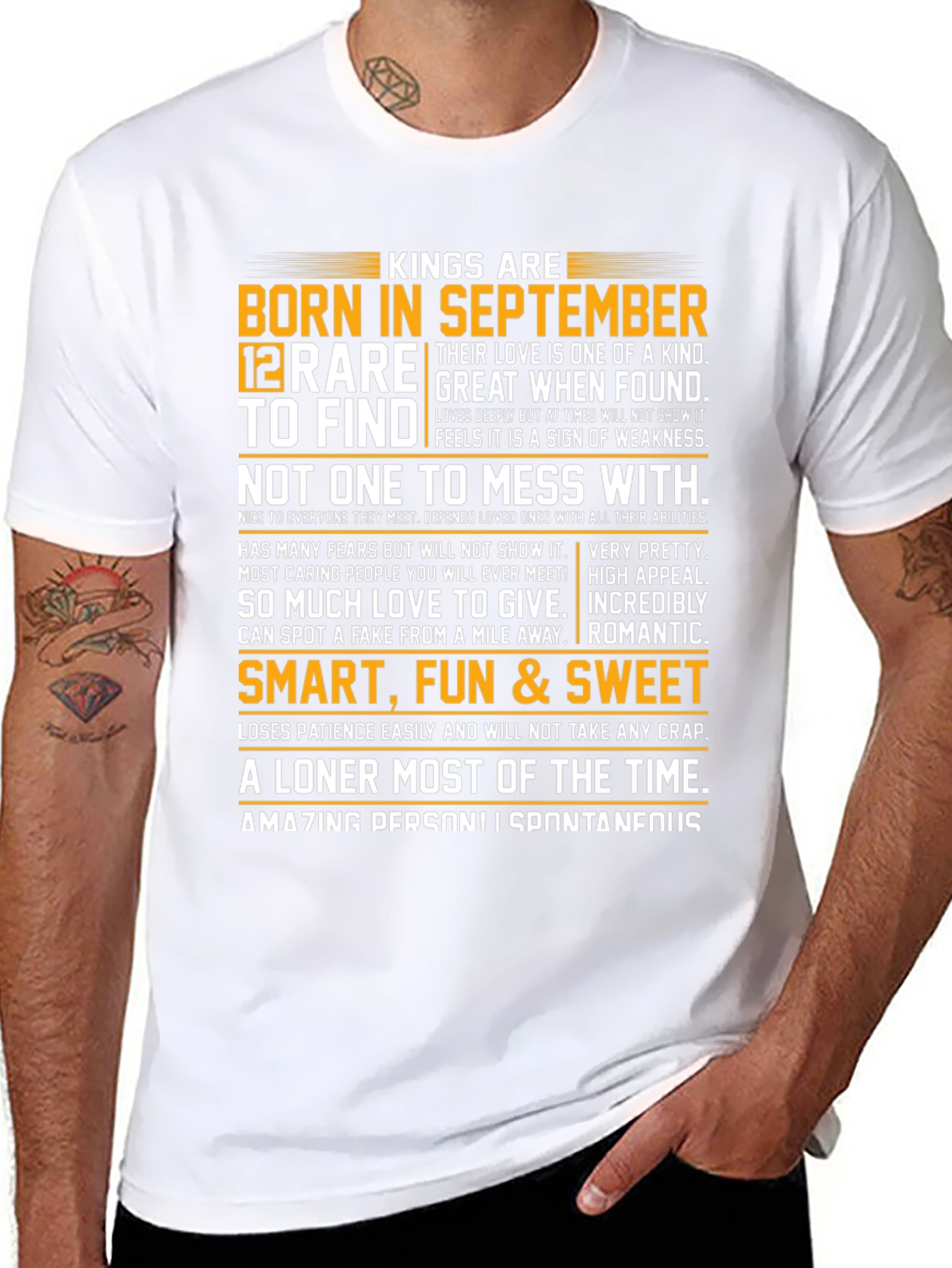 Born in September King T-Shirt