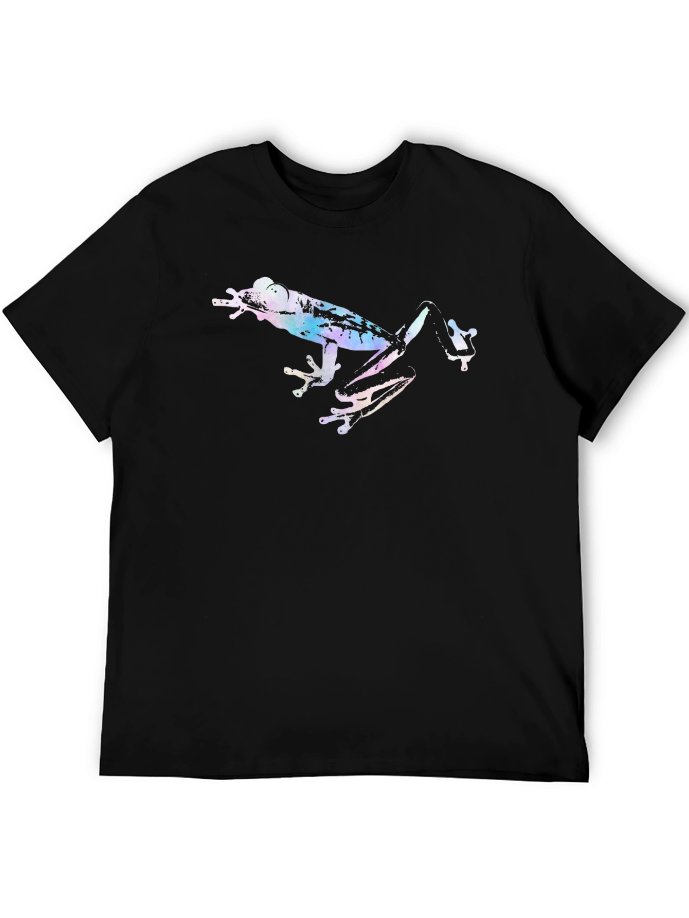 Funky Frog Tee - Black Casual T-Shirt
