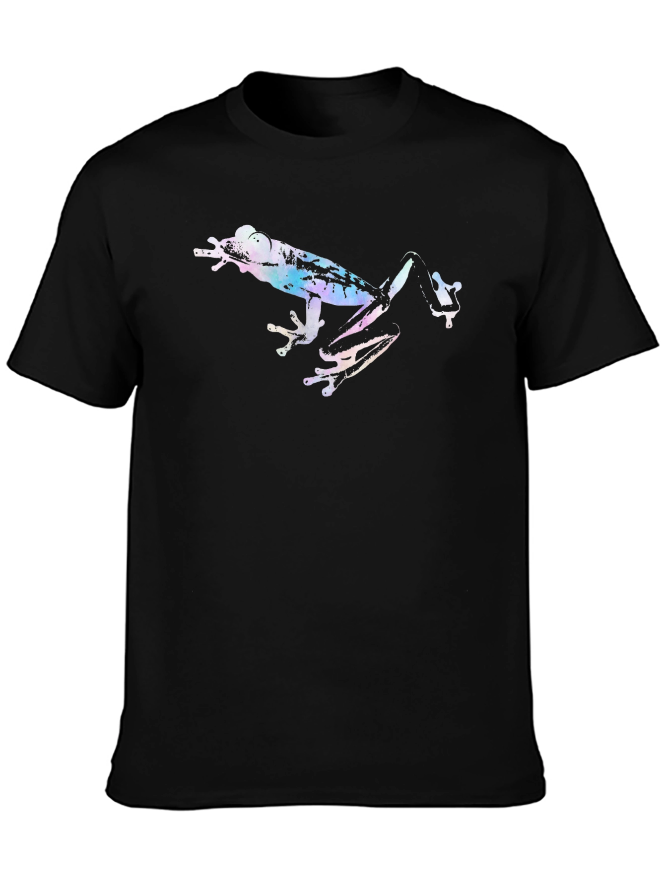 Funky Frog Tee - Black Casual T-Shirt
