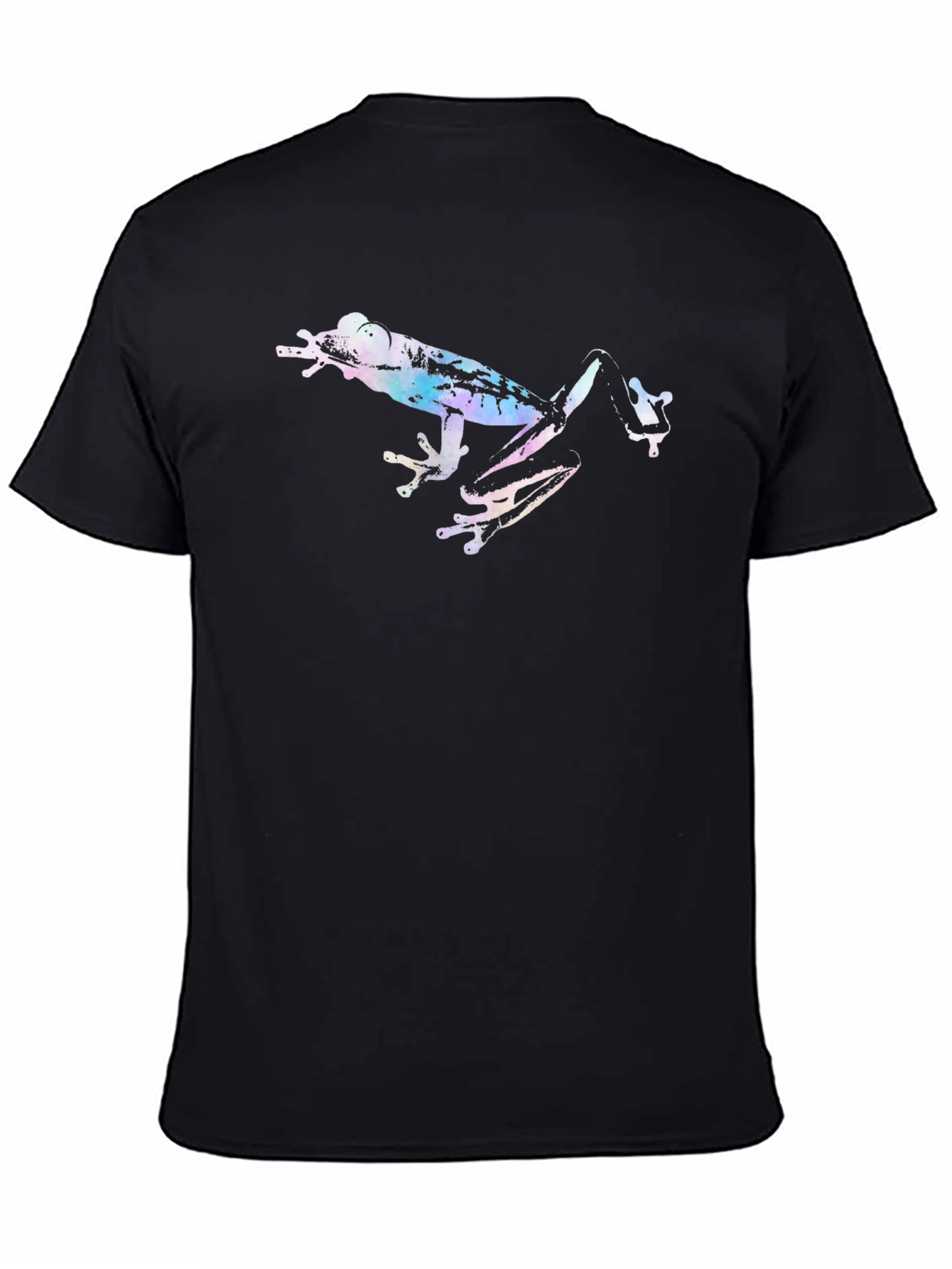 Funky Frog Tee - Black Casual T-Shirt