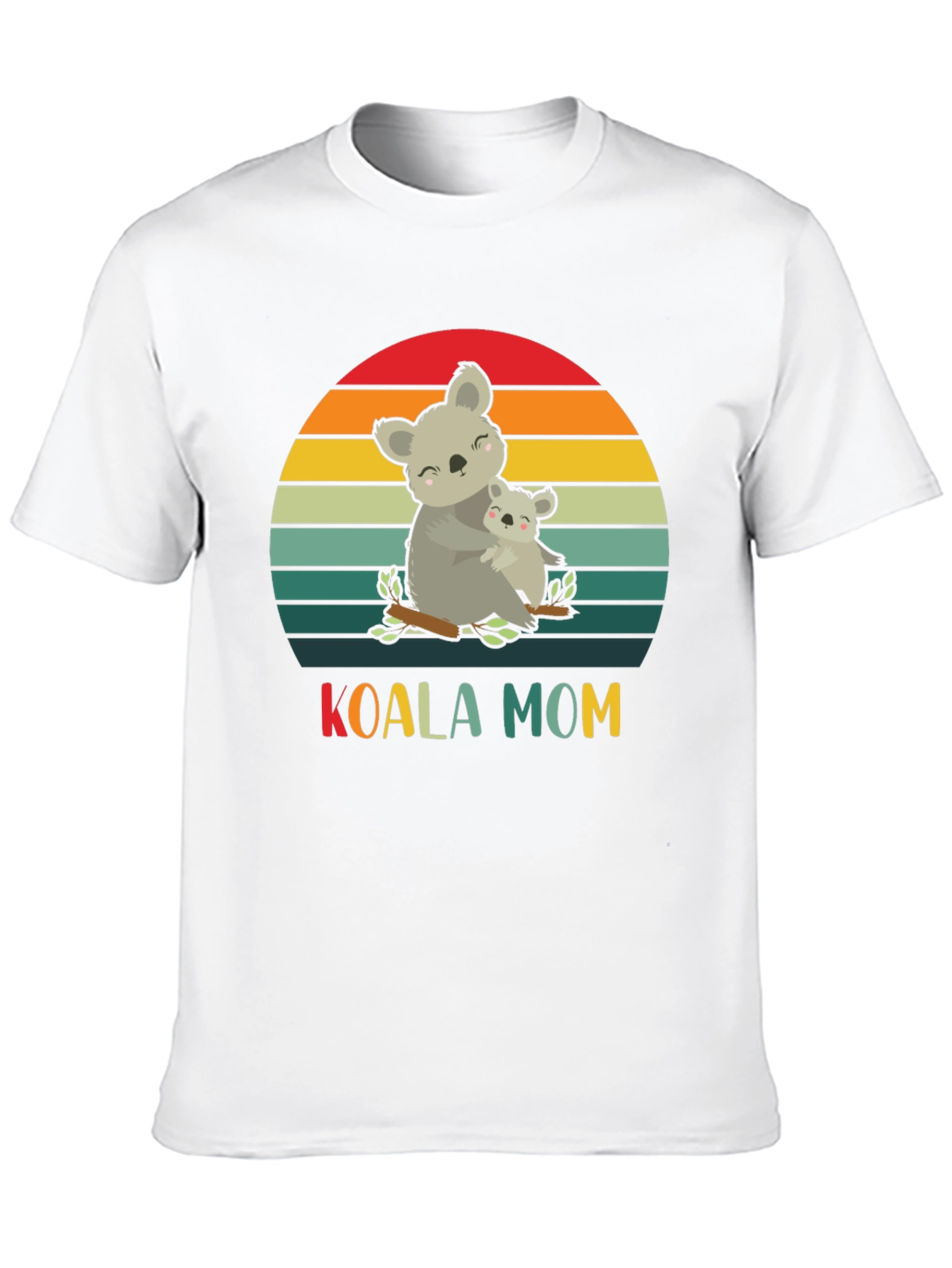 Koala Mom Graphic T-Shirt - Cute Animal Lover Tee