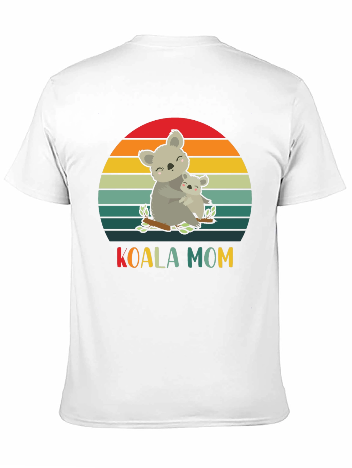 Koala Mom Graphic T-Shirt - Cute Animal Lover Tee