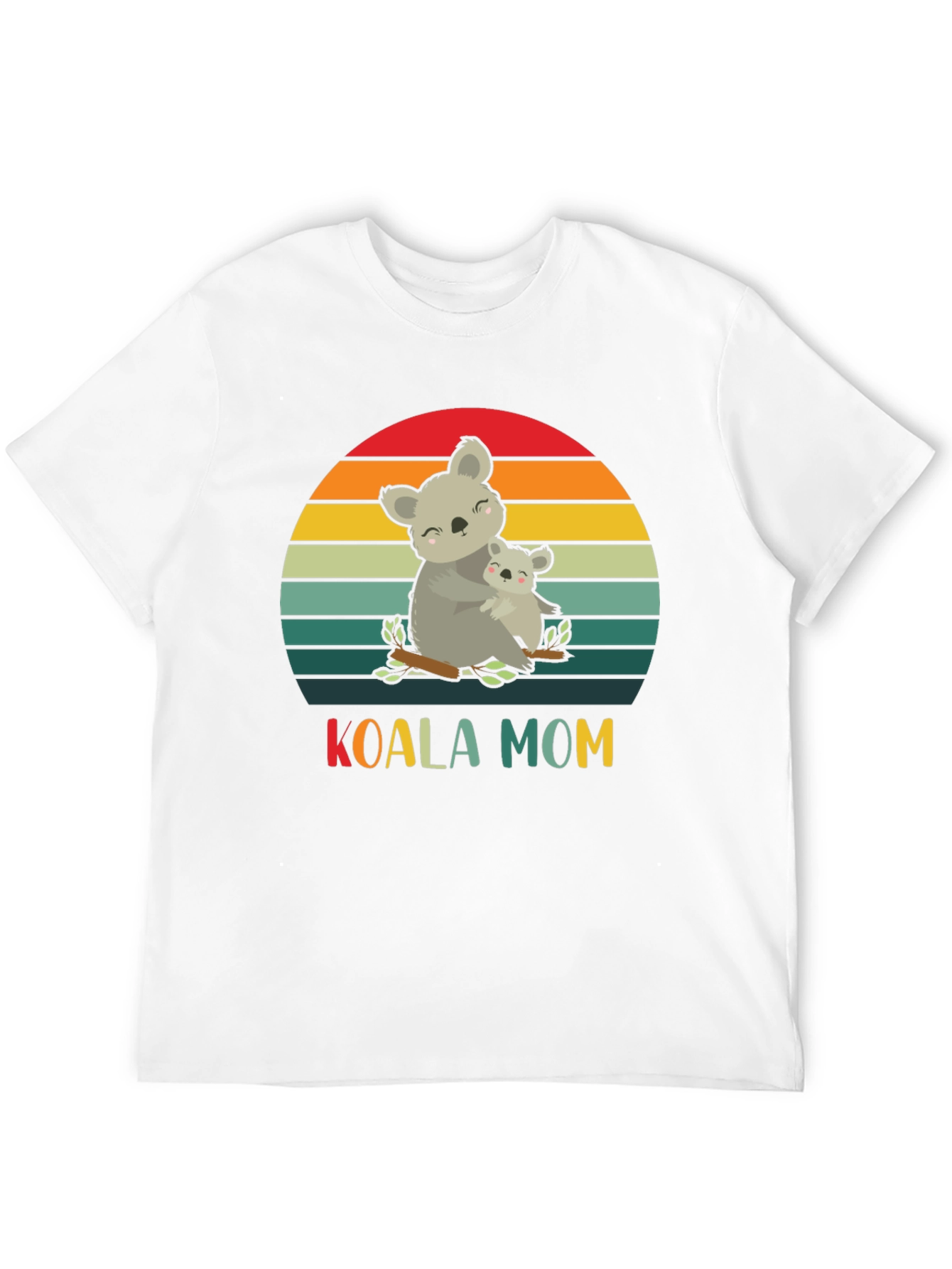Koala Mom Graphic T-Shirt - Cute Animal Lover Tee