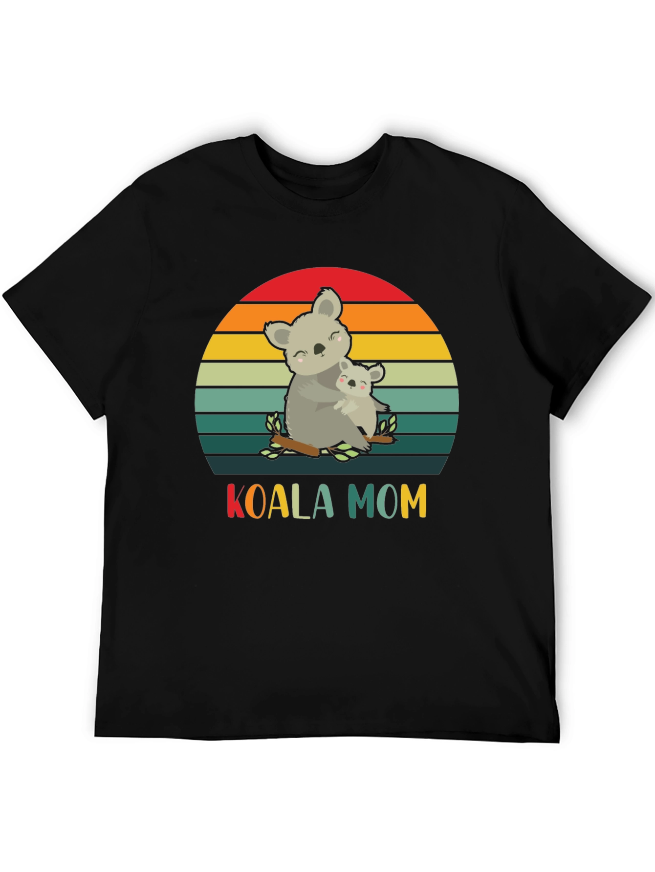 Koala Mom Graphic T-Shirt - Cute Animal Lover Tee
