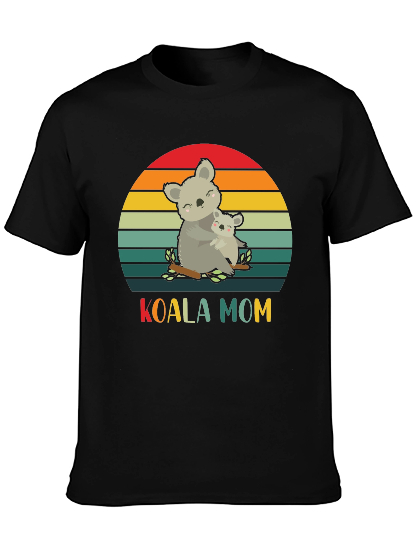 Koala Mom Graphic T-Shirt - Cute Animal Lover Tee