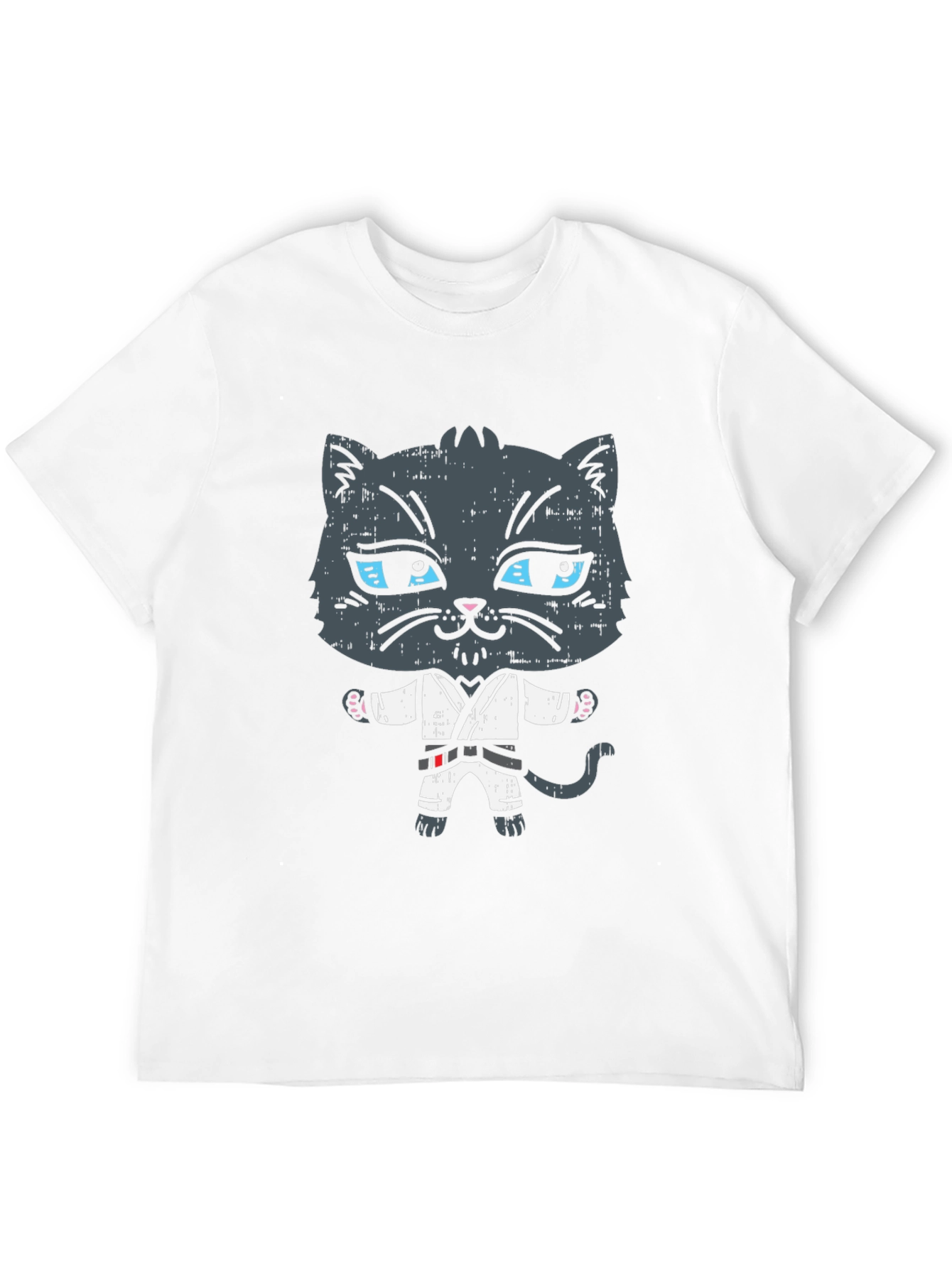 Karate Cat T-Shirt - Martial Arts Kitten Tee