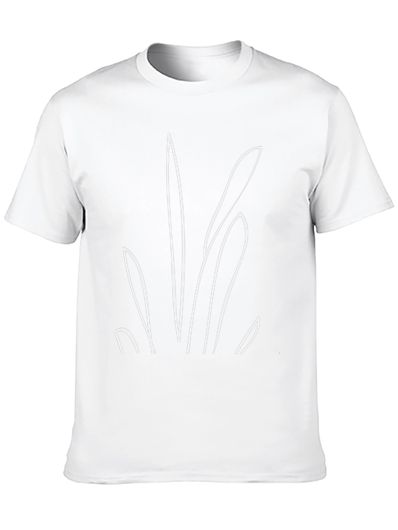 Minimalist Line Art Black T-Shirt