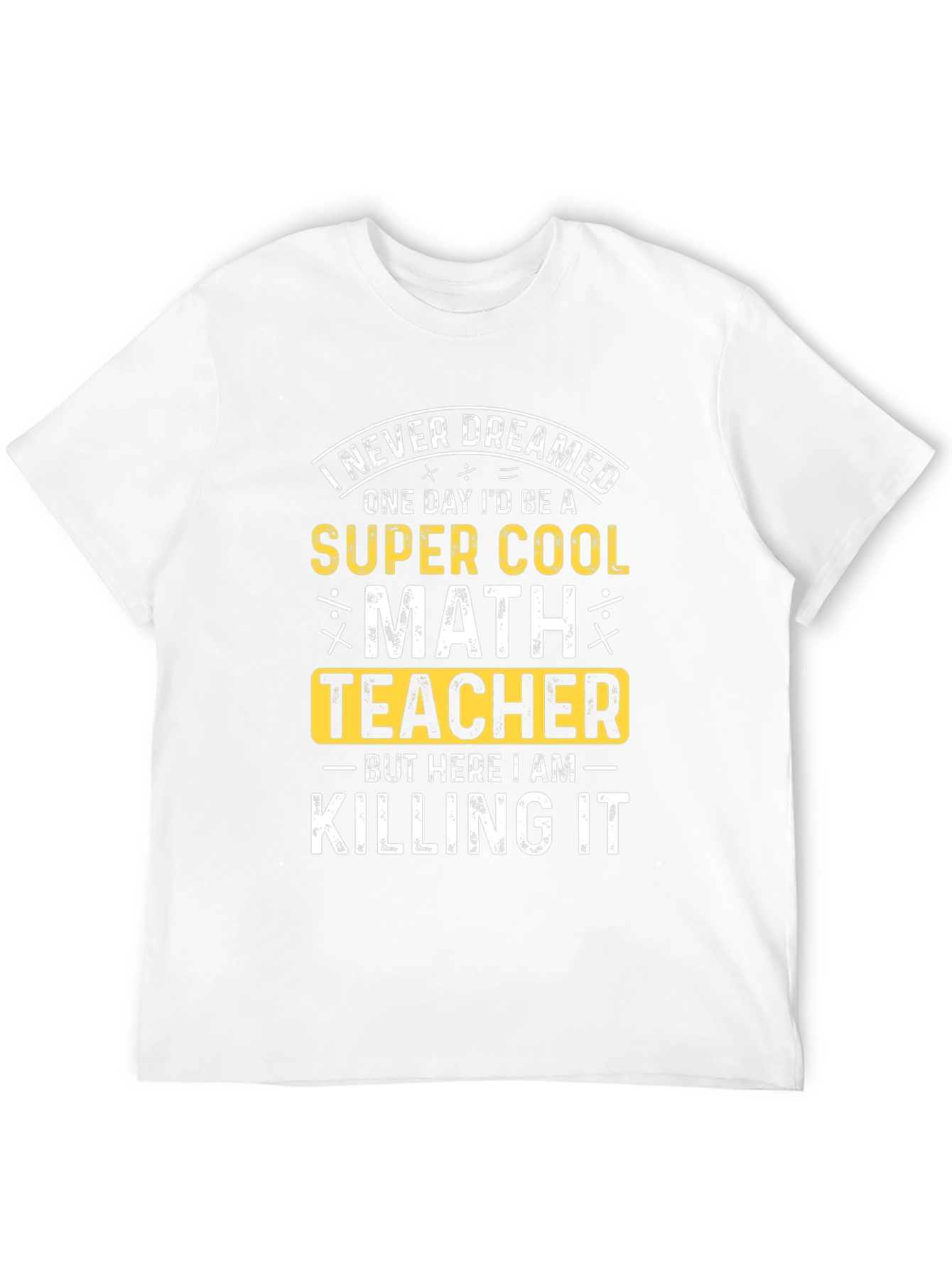 Super Cool Math Teacher T-Shirt - Black